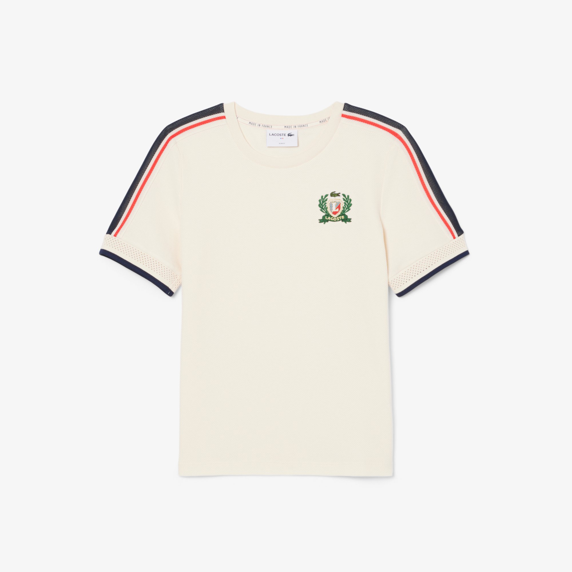 Áo Thun Lacoste Nữ Chất Liệu Kết Cấu Piqué Sản Xuất Tại Pháp