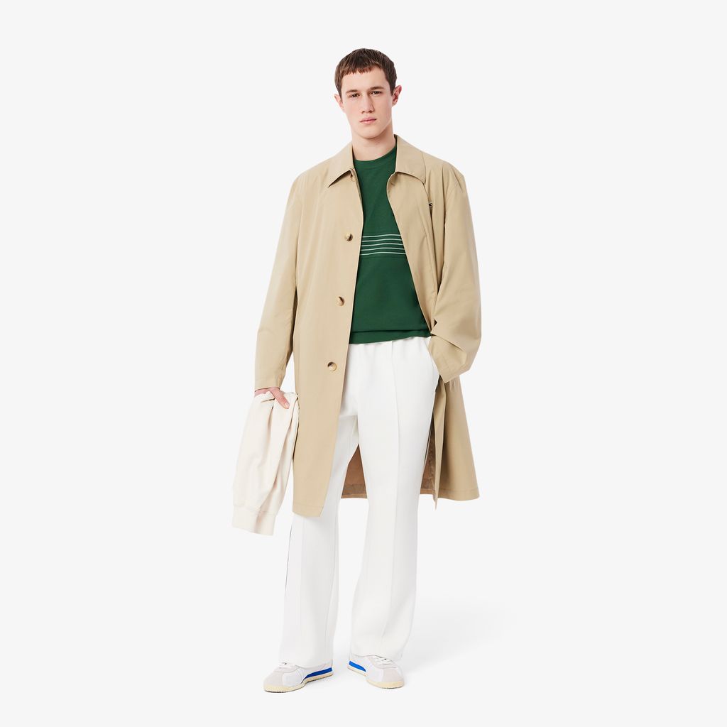 Áo Thun Lacoste Nam Chất Liệu Piqué Thêu Huy Hiệu