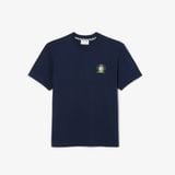 Áo Thun Lacoste Nam Thêu Huy Hiệu Sản Xuất Tại Pháp