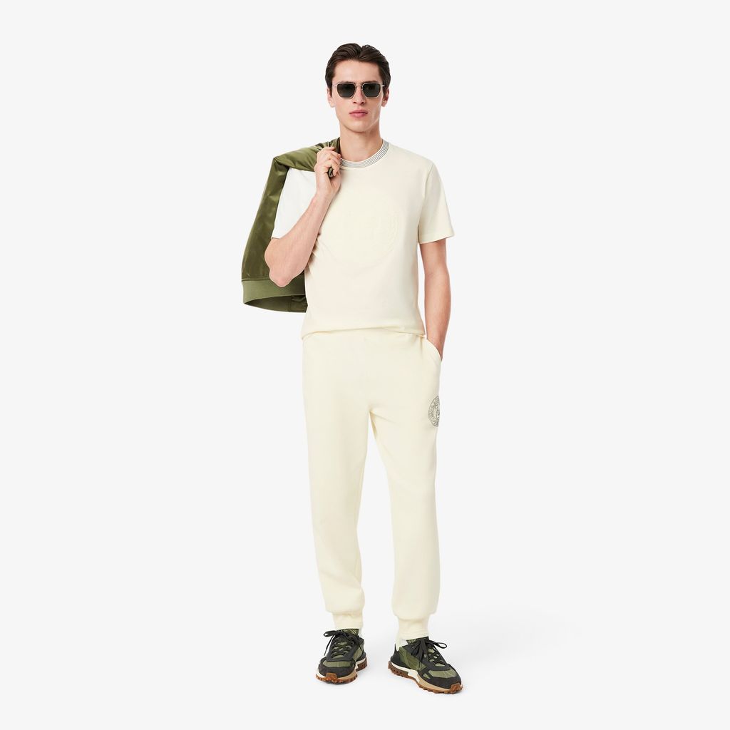 Áo Thun Lacoste Nam Chất Liệu Cotton Jersey Hoạ Tiết Thêu