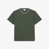 Áo Thun Lacoste Nam Chất Liệu Cotton Jersey Hoạ Tiết Thêu