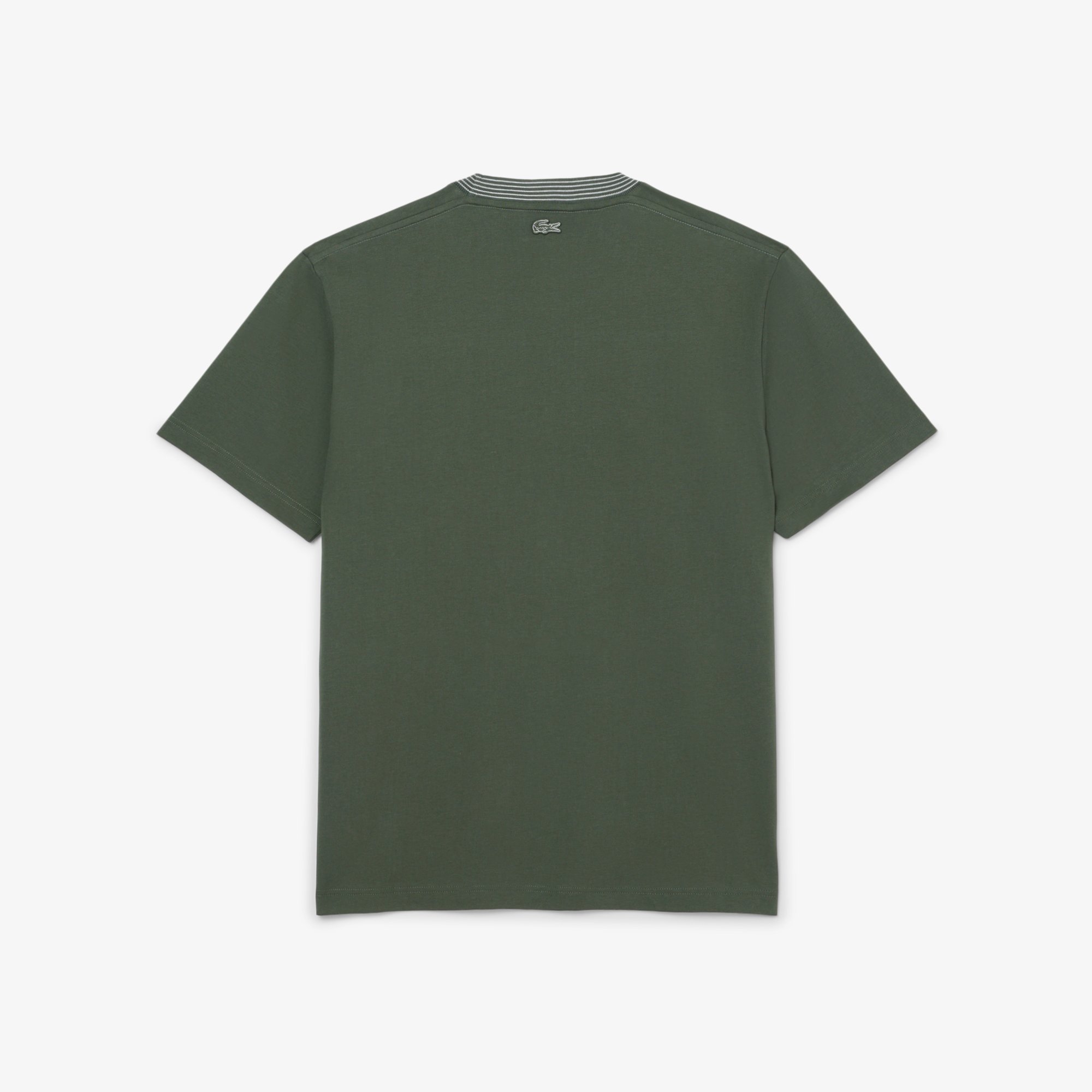 Áo Thun Lacoste Nam Chất Liệu Cotton Jersey Hoạ Tiết Thêu