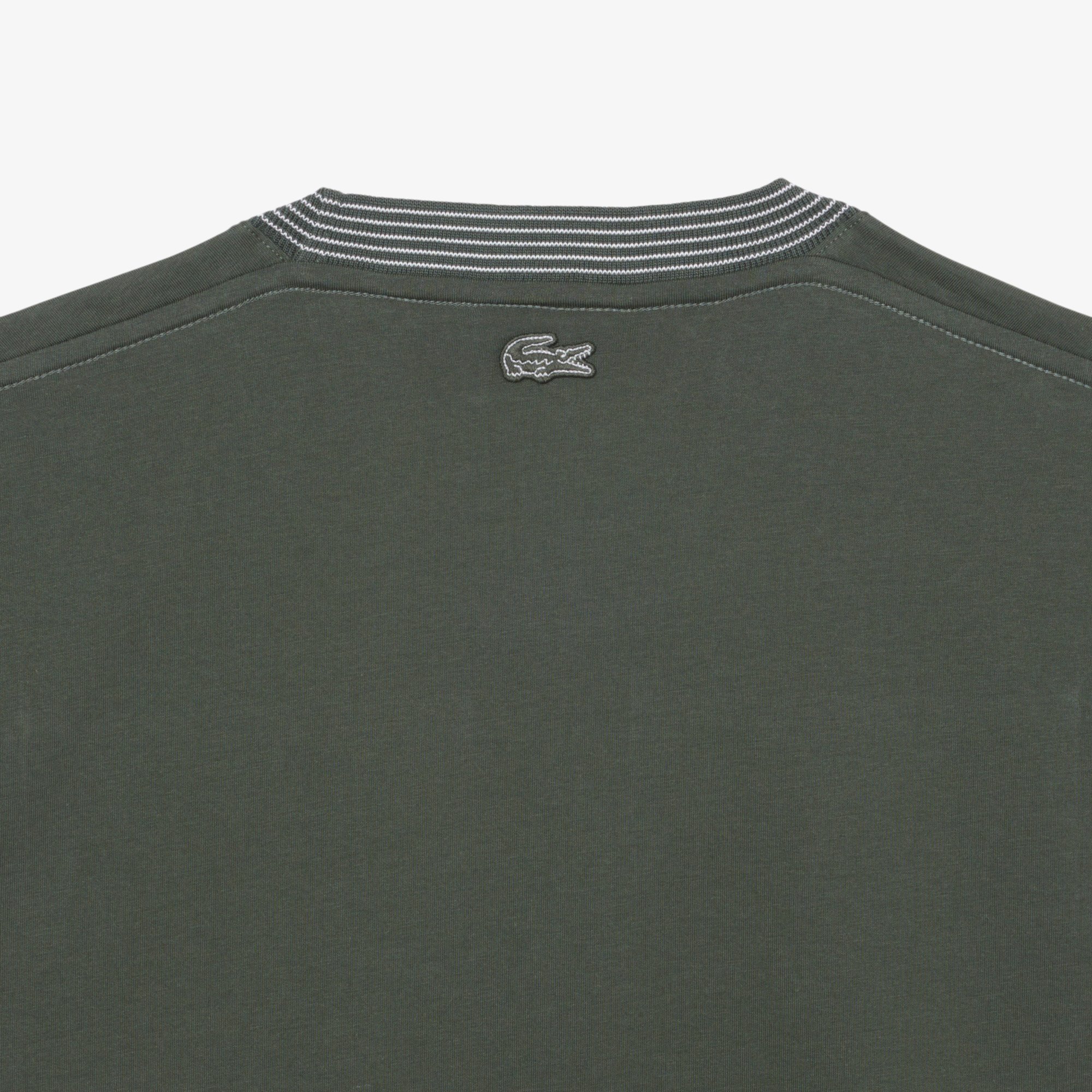 Áo Thun Lacoste Nam Chất Liệu Cotton Jersey Hoạ Tiết Thêu