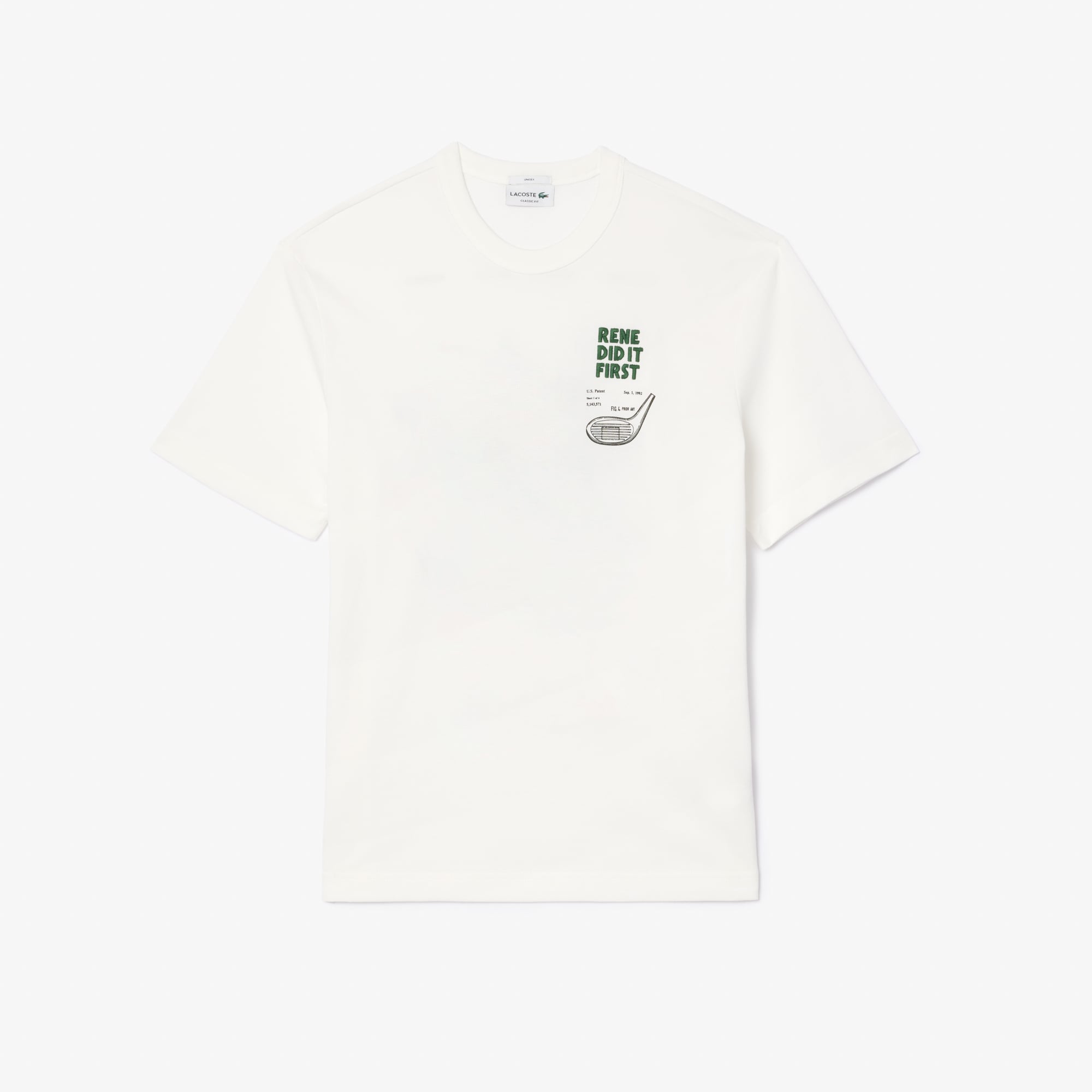 Áo Thun Lacoste Unisex Piqué Họa Tiết In