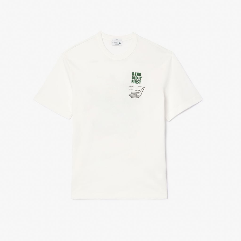 Áo Thun Lacoste Unisex Piqué Họa Tiết In