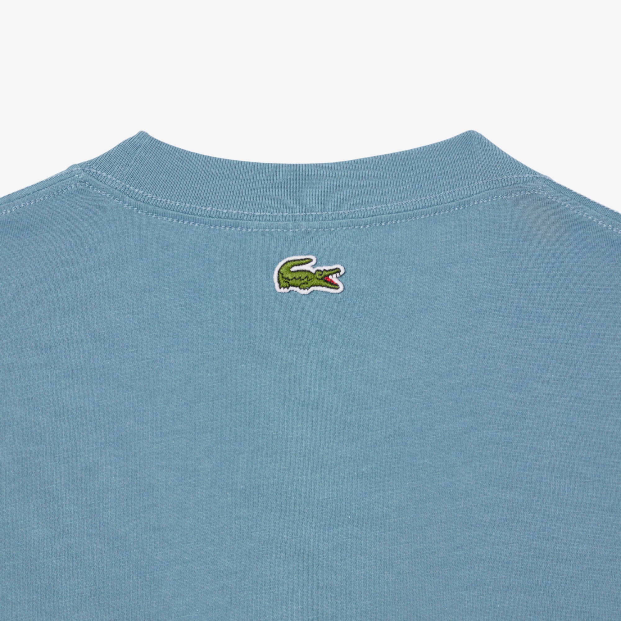 Áo Thun Lacoste Nam Chất Liệu Cotton Jersey Họa Tiết In