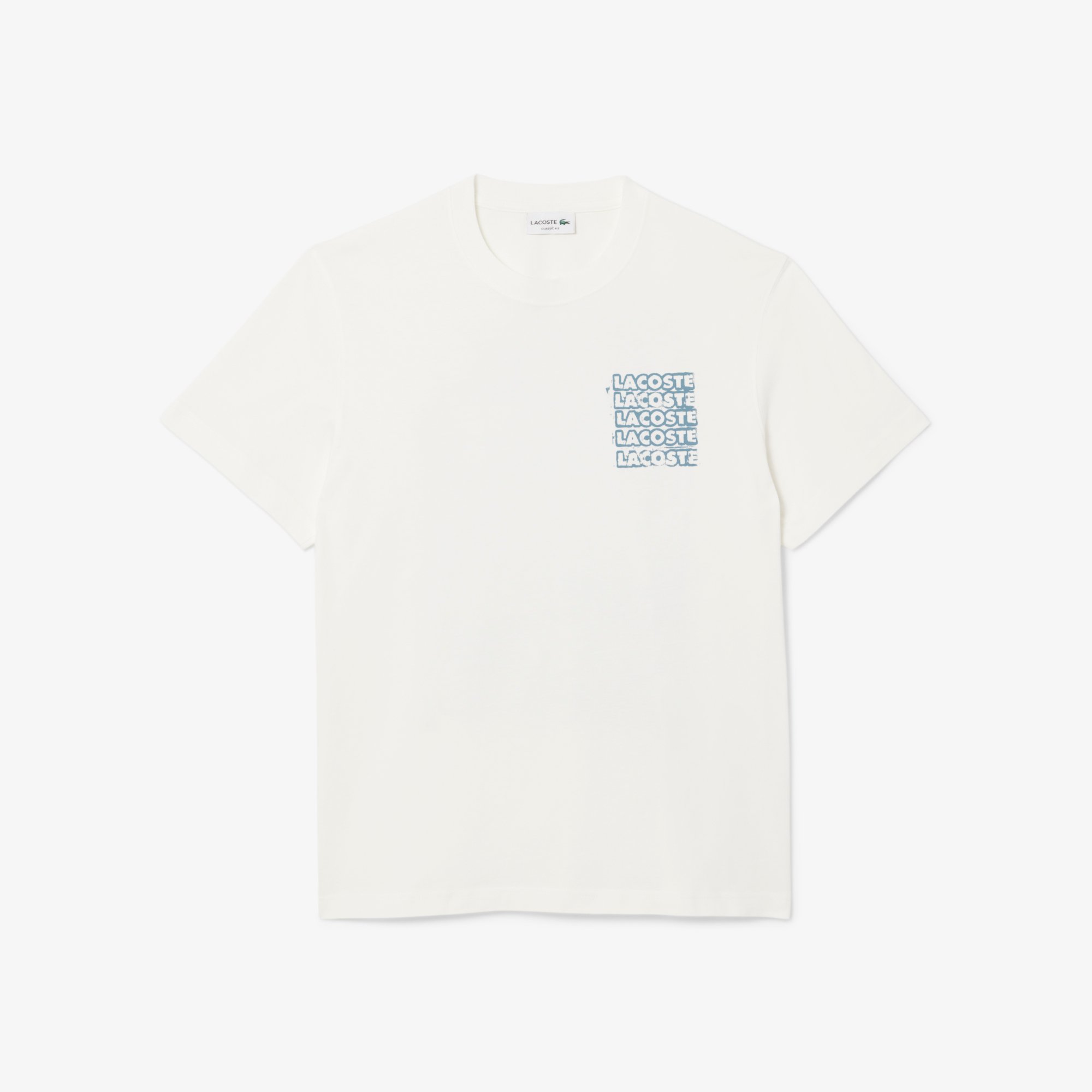 Áo Thun Lacoste Nam Chất Liệu Cotton Jersey Họa Tiết Graphic