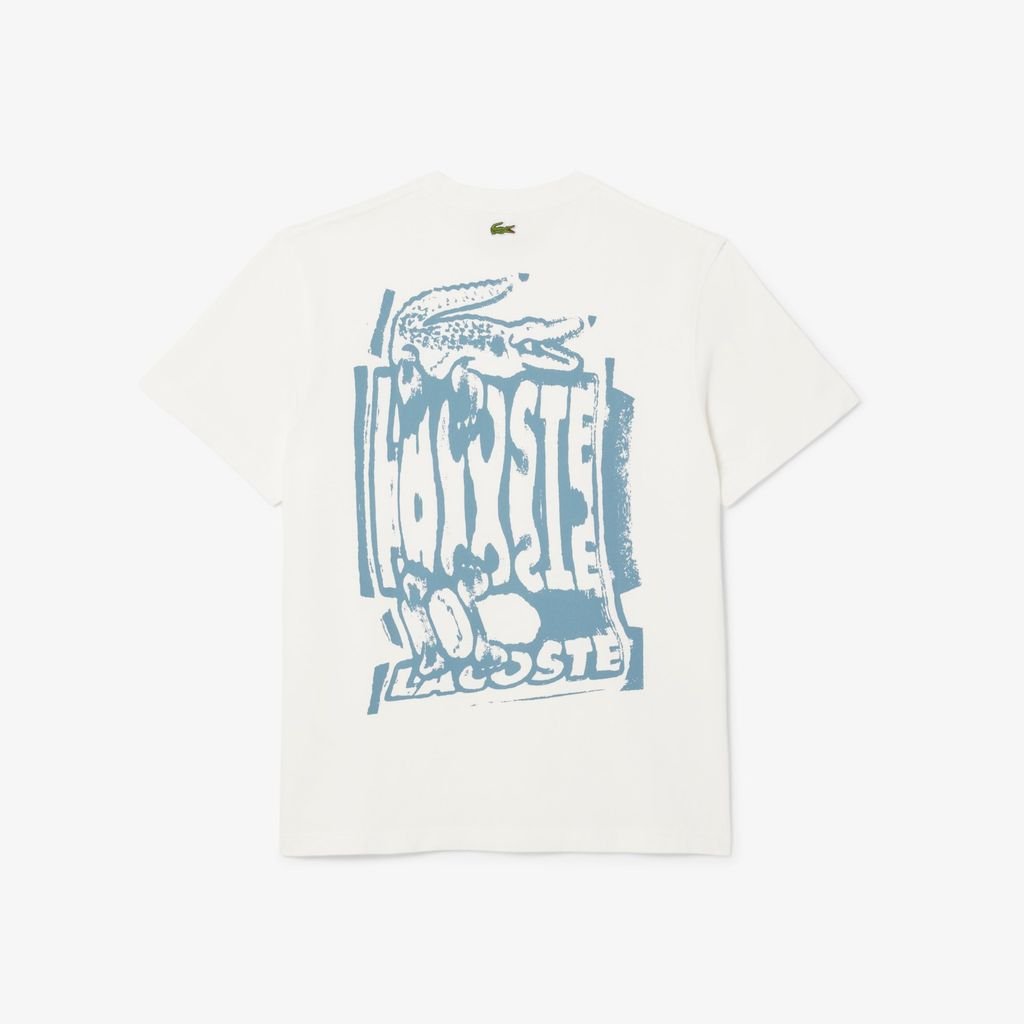 Áo Thun Lacoste Nam Chất Liệu Cotton Jersey Họa Tiết Graphic