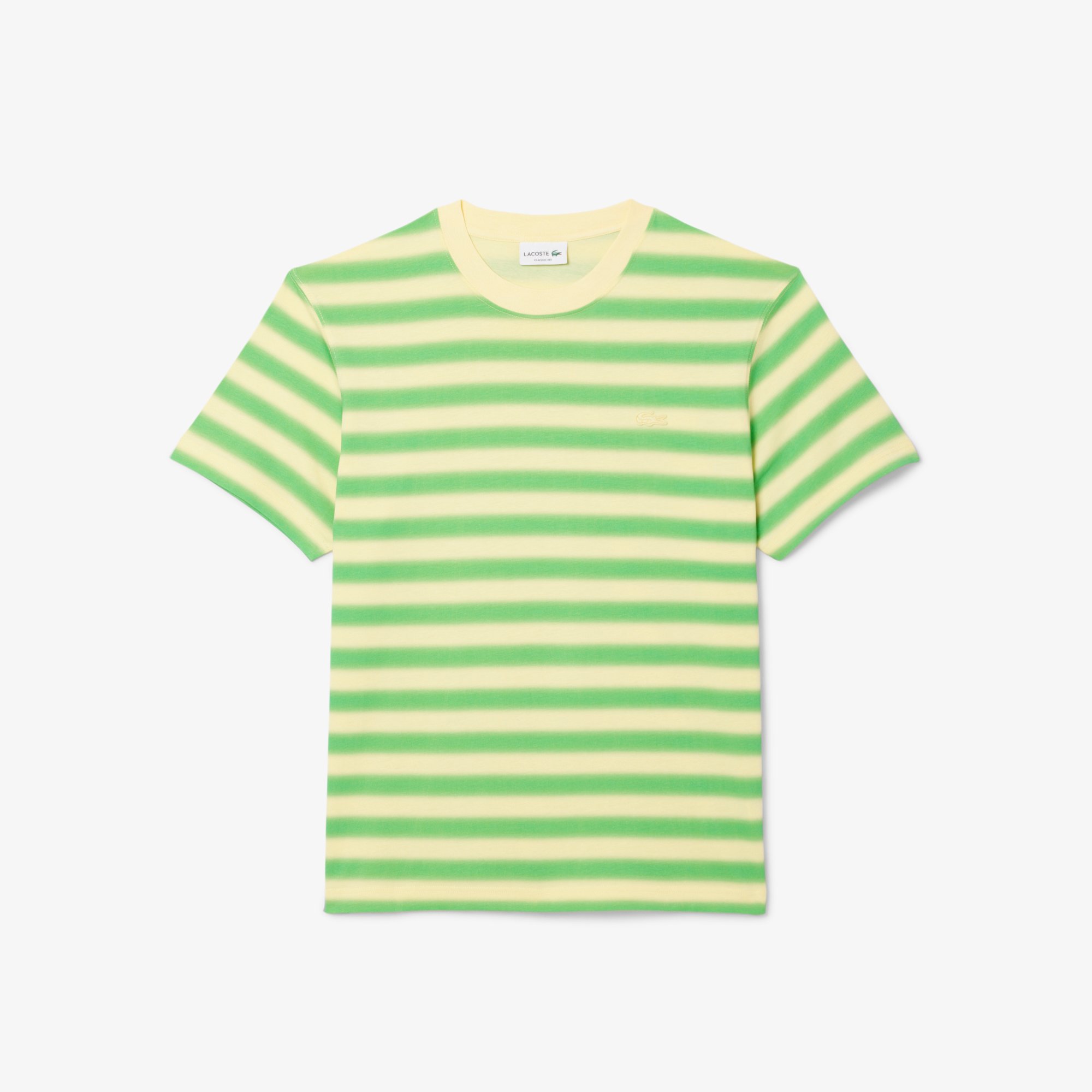 Áo Thun Lacoste Nam Chất Liệu Jersey In Họa Tiết In Kẻ Sọc