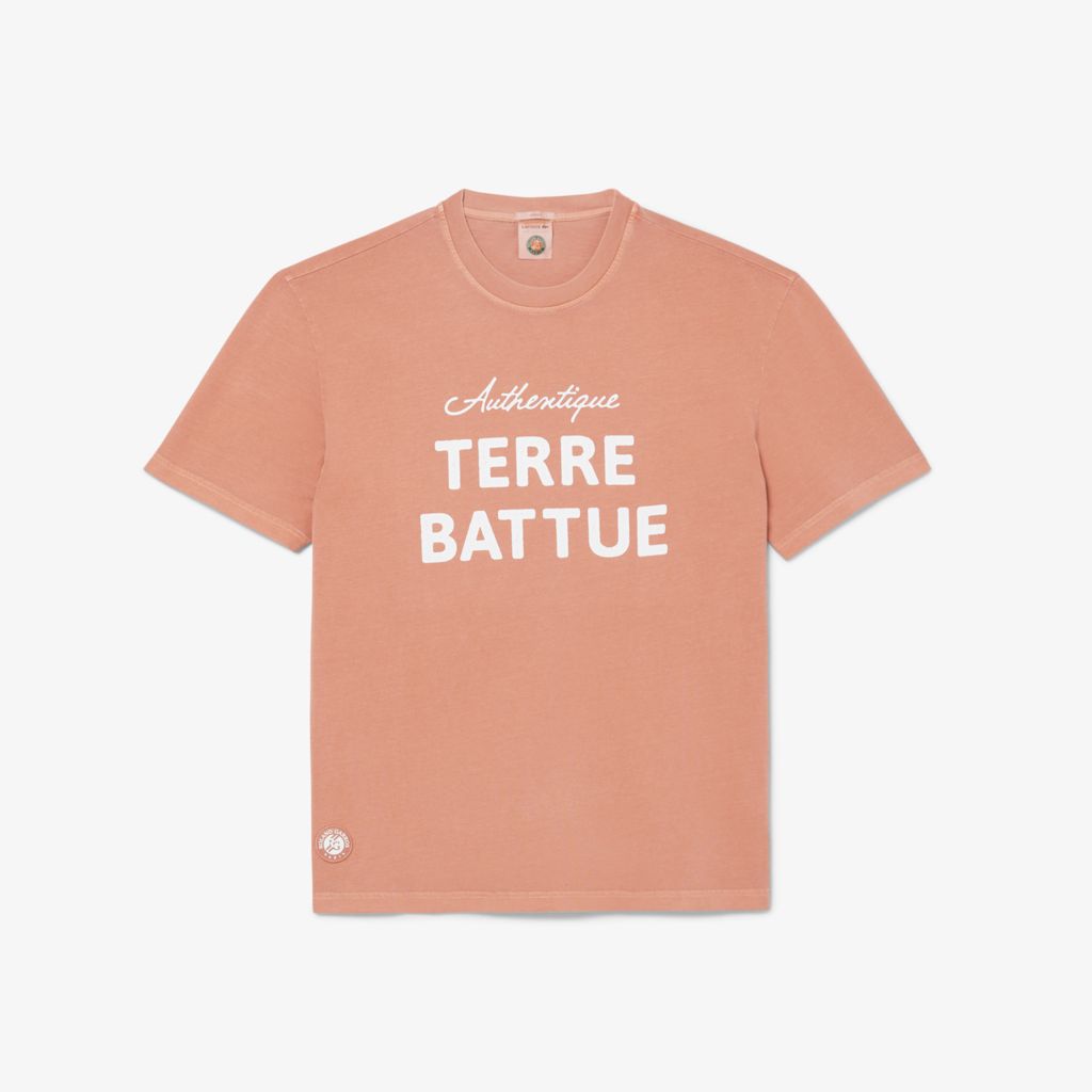 Áo Thun Lacoste Unisex Clay Court Phiên Bản Roland-Garros