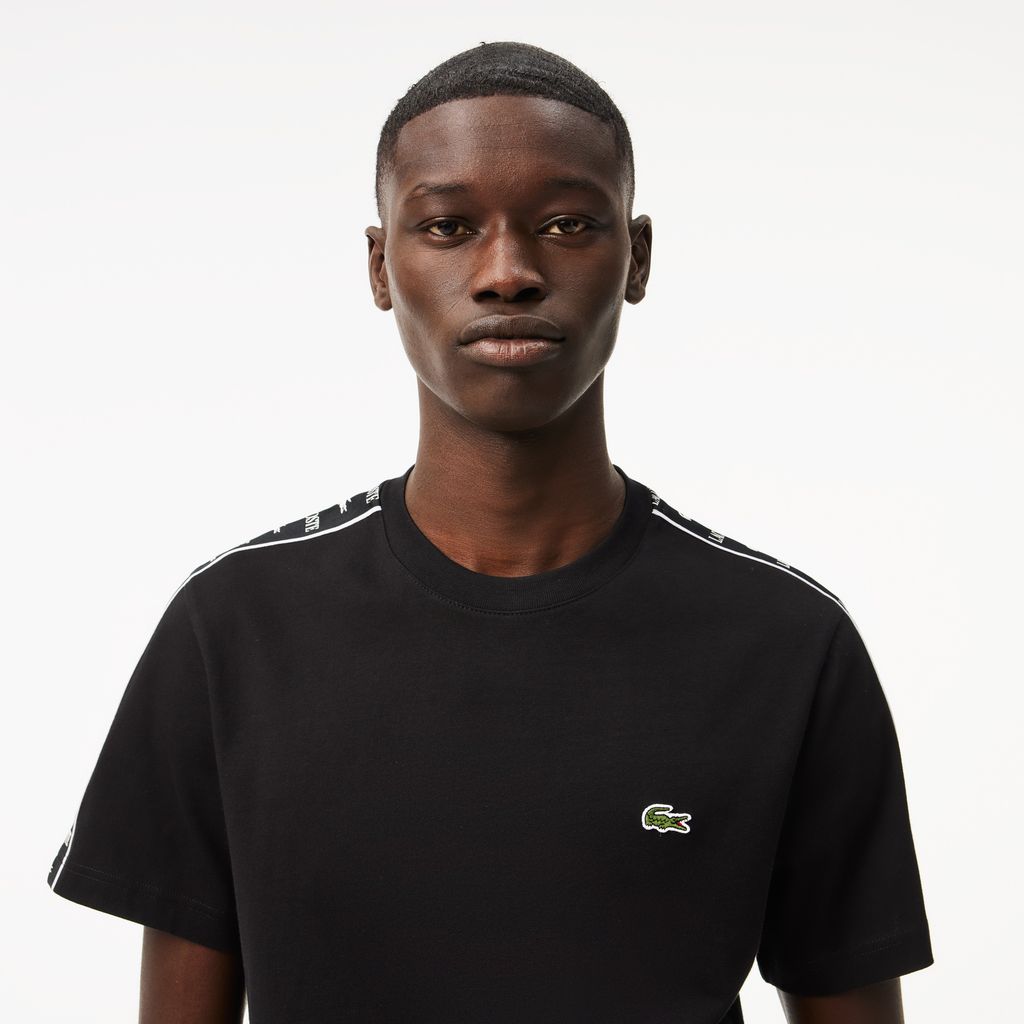Áo Thun Lacoste Nam Dáng Suông Chất Liệu Cotton Jersey