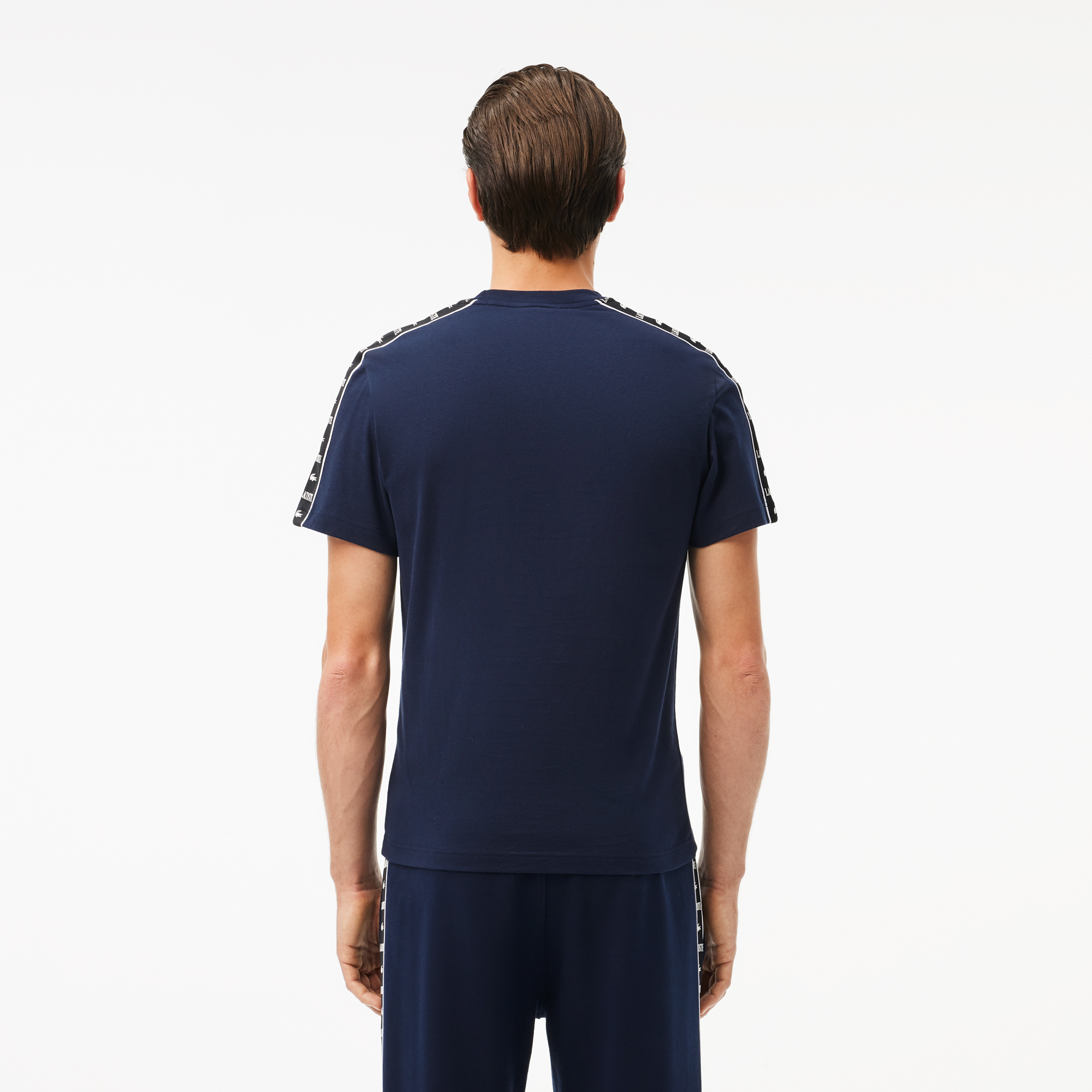 Áo Thun Lacoste Nam Dáng Suông Chất Liệu Cotton Jersey