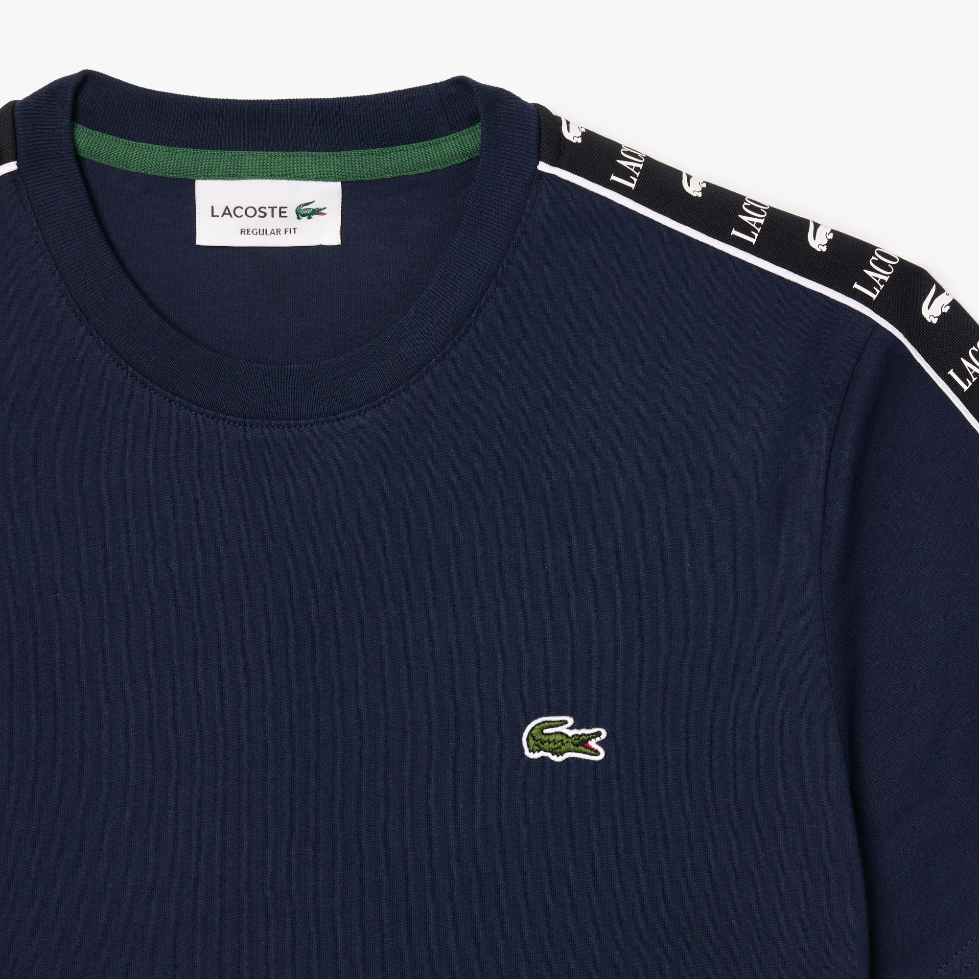 Áo Thun Lacoste Nam Dáng Suông Chất Liệu Cotton Jersey