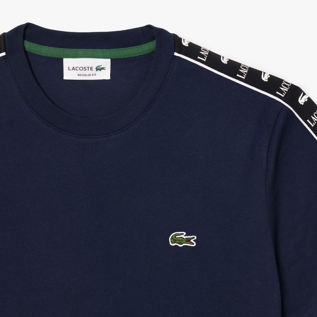 Áo Thun Lacoste Nam Dáng Suông Chất Liệu Cotton Jersey