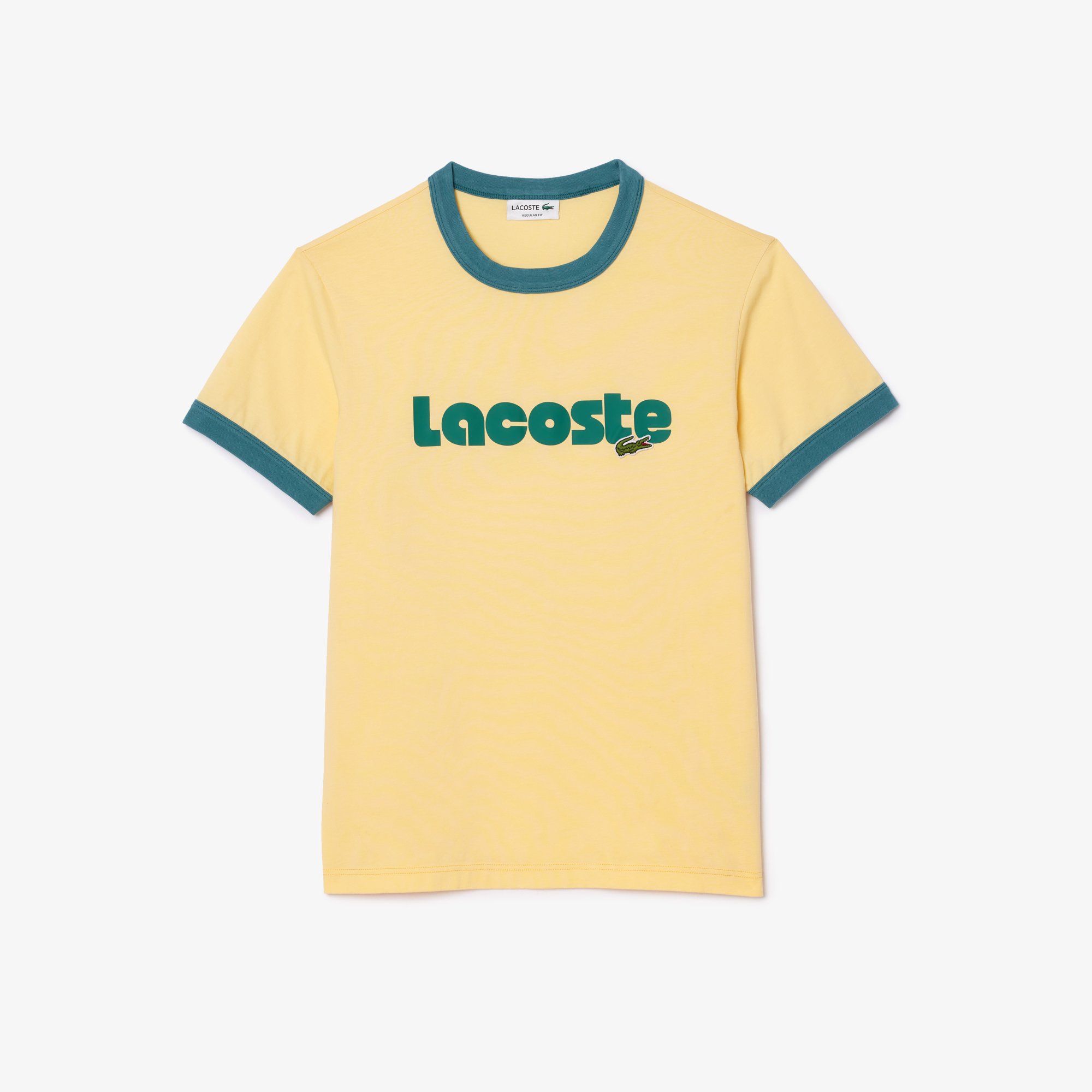 Áo Thun Lacoste Nam Họa Tiết In Nổi Bật Phối Màu Tương Phản