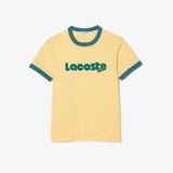 Áo Thun Lacoste Nam Họa Tiết In Nổi Bật Phối Màu Tương Phản