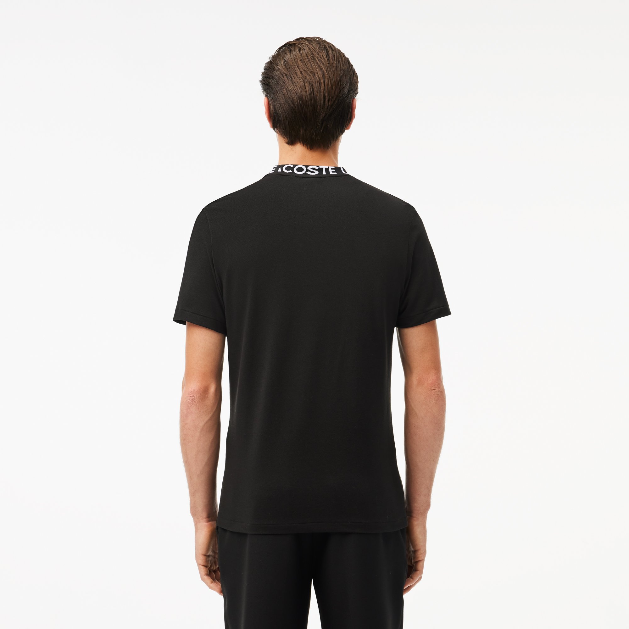Áo Thun Lacoste Nam Chất Liệu Jacquard Cổ Piqué Có Logo