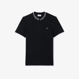 Áo Thun Lacoste Nam Chất Liệu Jacquard Cổ Piqué Có Logo