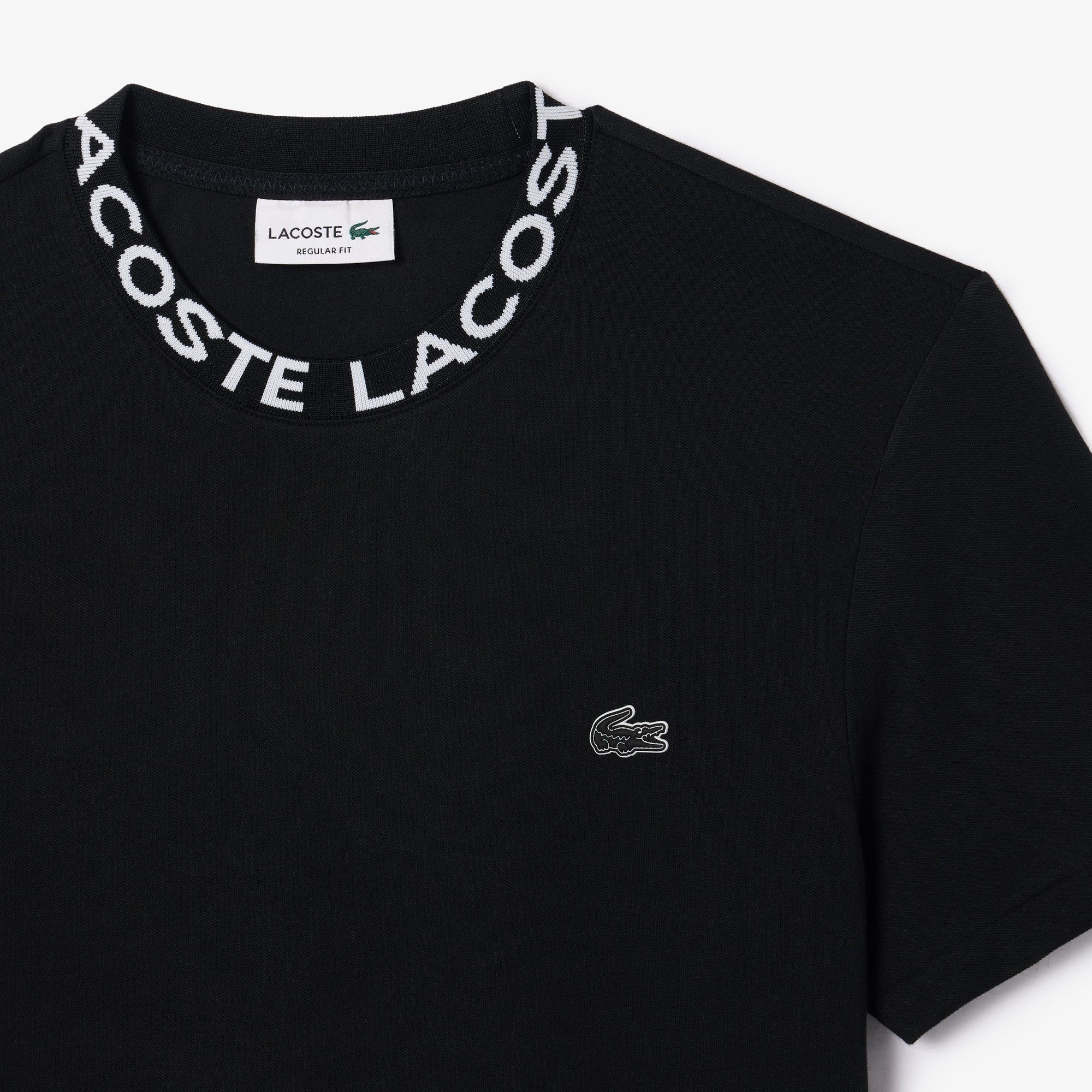 Áo Thun Lacoste Nam Chất Liệu Jacquard Cổ Piqué Có Logo