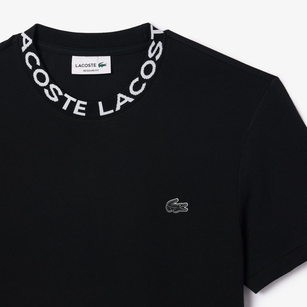 Áo Thun Lacoste Nam Chất Liệu Jacquard Cổ Piqué Có Logo