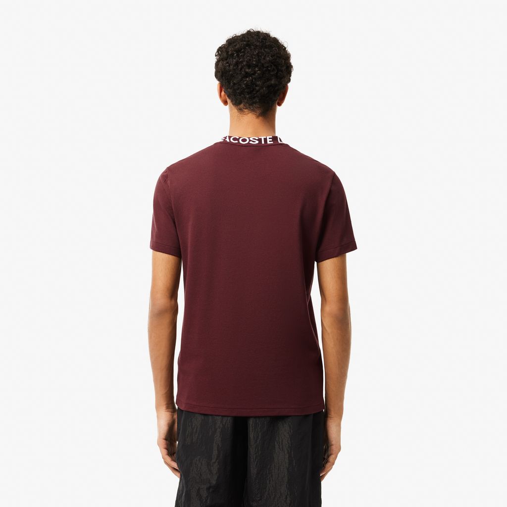 Áo Thun Lacoste Nam Chất Liệu Jacquard Cổ Piqué Có Logo