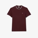 Áo Thun Lacoste Nam Chất Liệu Jacquard Cổ Piqué Có Logo