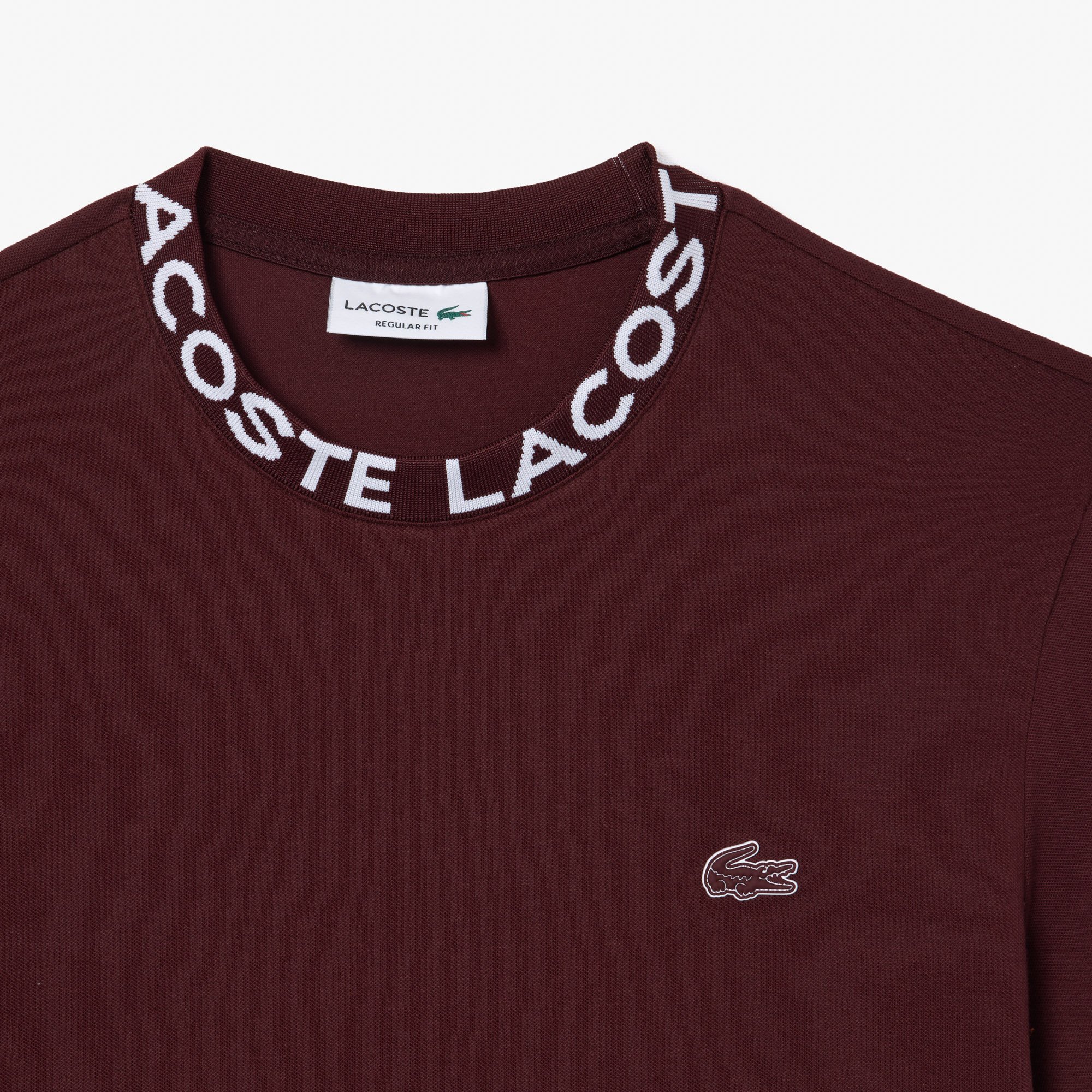 Áo Thun Lacoste Nam Chất Liệu Jacquard Cổ Piqué Có Logo