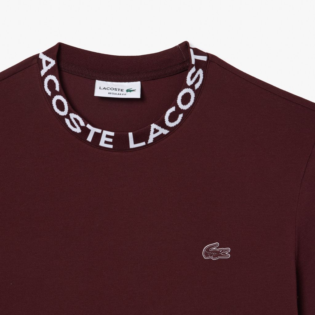 Áo Thun Lacoste Nam Chất Liệu Jacquard Cổ Piqué Có Logo