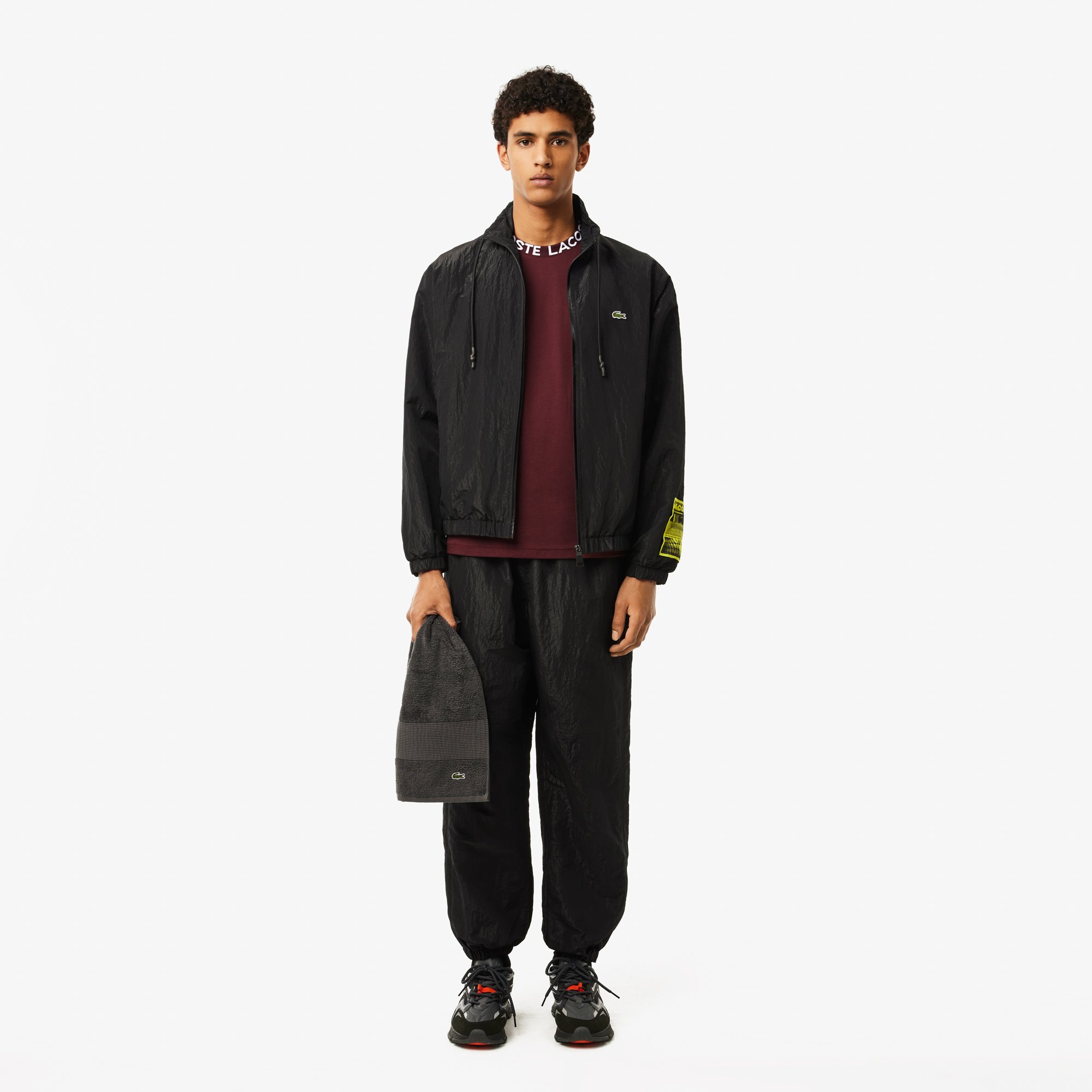 Áo Thun Lacoste Nam Chất Liệu Jacquard Cổ Piqué Có Logo