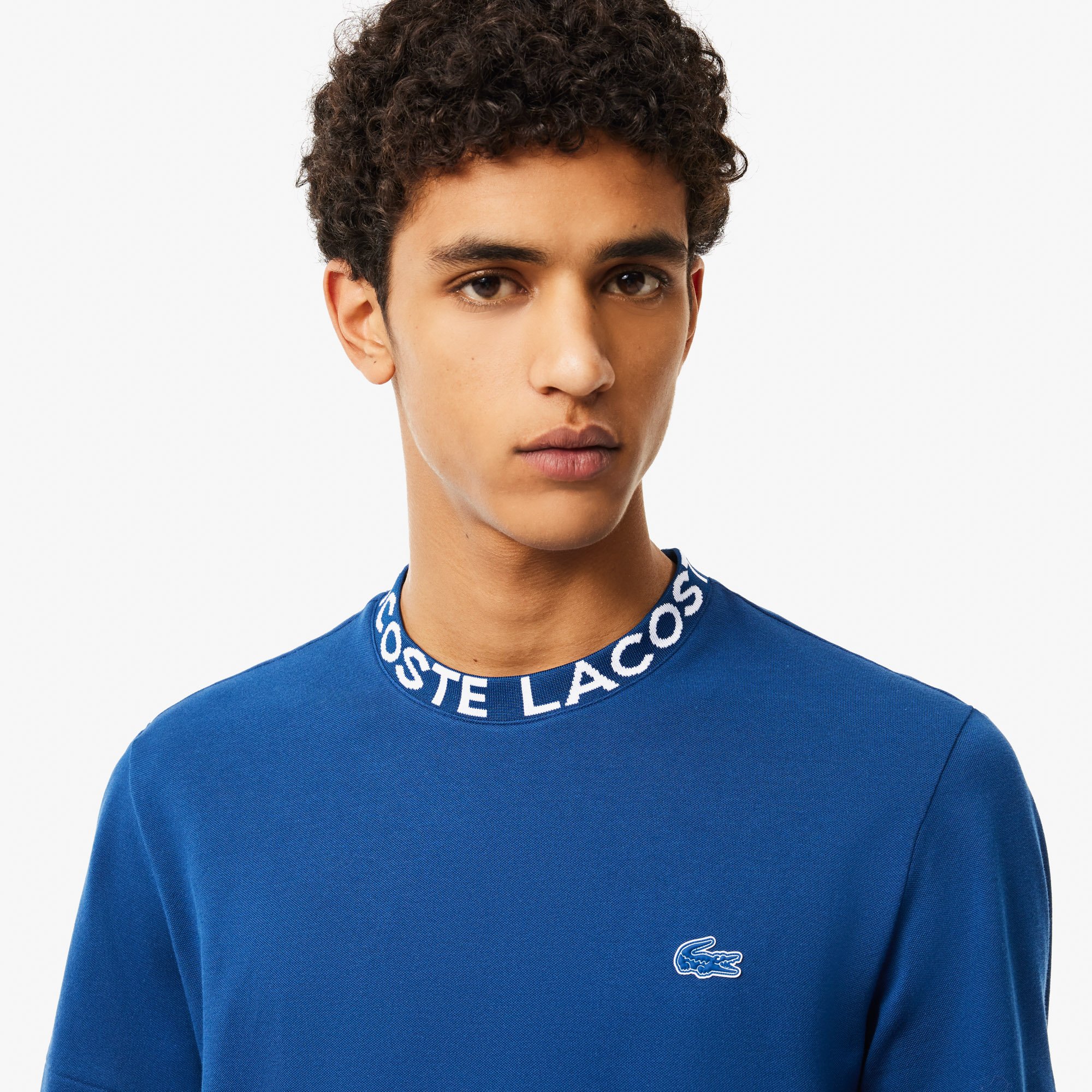Áo Thun Lacoste Nam Chất Liệu Jacquard Cổ Piqué Có Logo