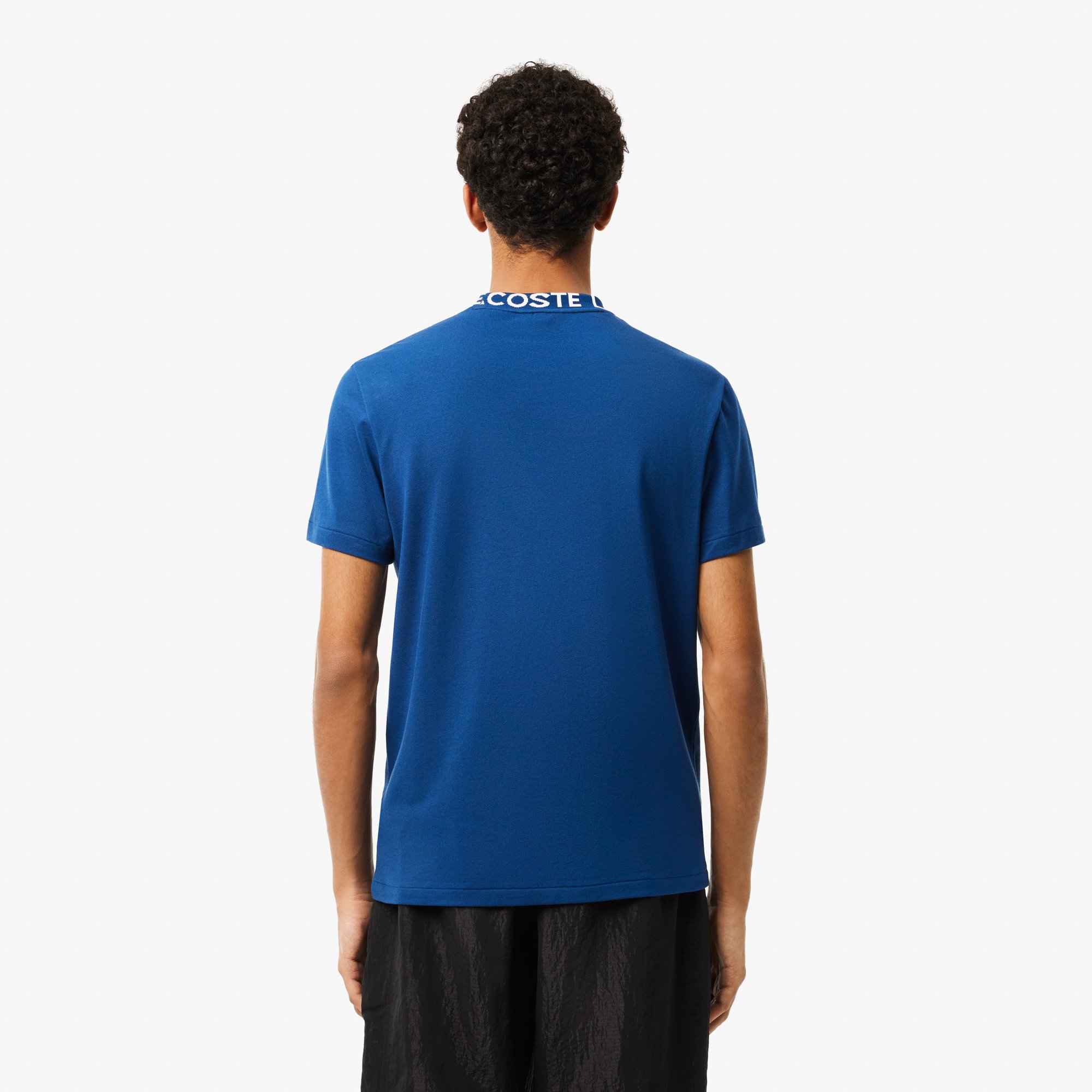 Áo Thun Lacoste Nam Chất Liệu Jacquard Cổ Piqué Có Logo