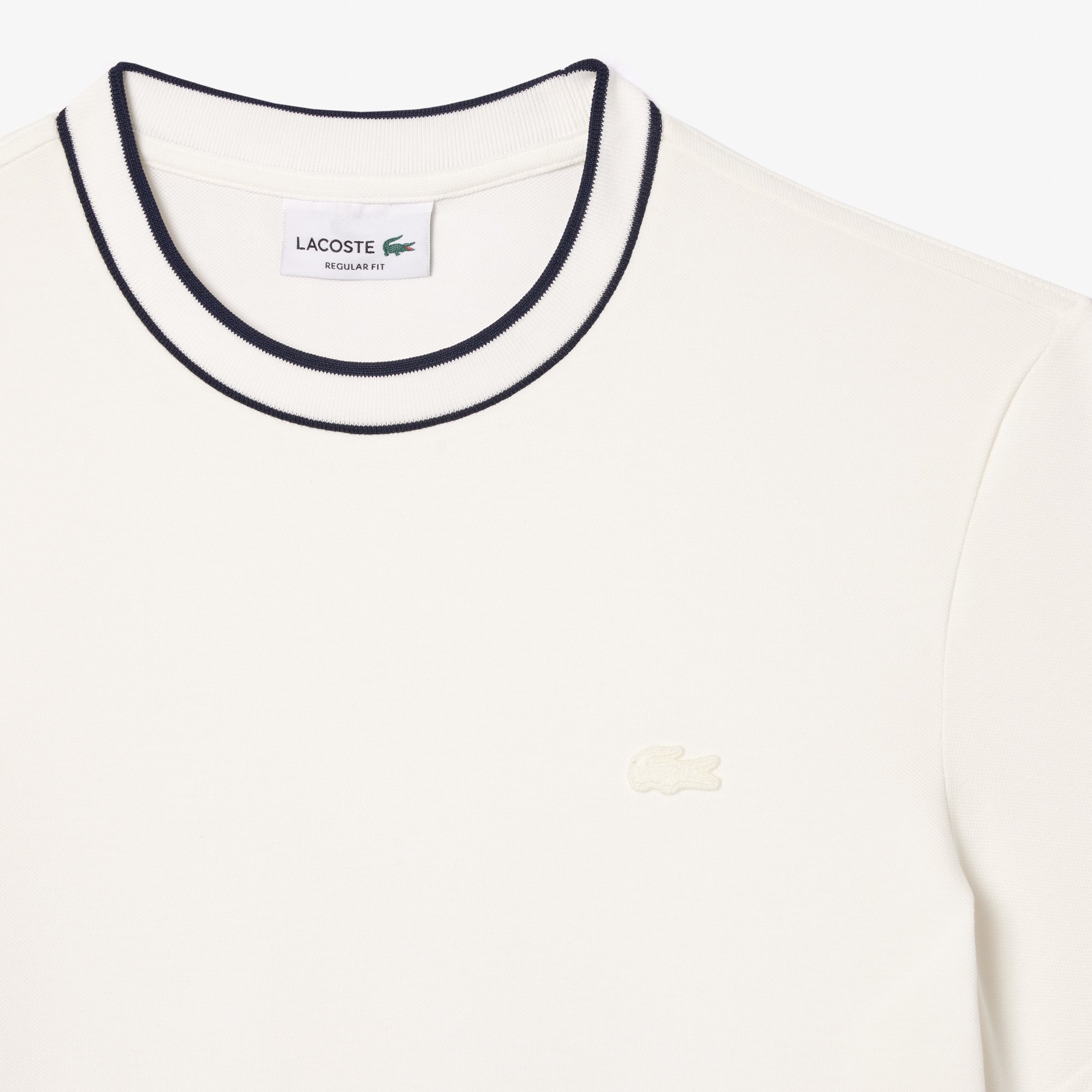 Áo Thun Lacoste Nam Piqué Cổ Sọc Co Giãn