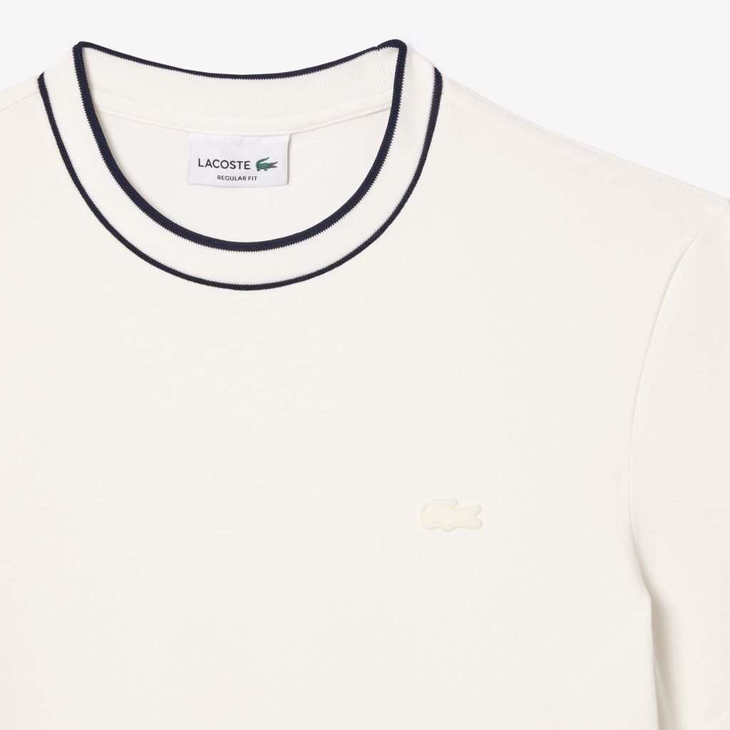 Áo Thun Lacoste Nam Piqué Cổ Sọc Co Giãn
