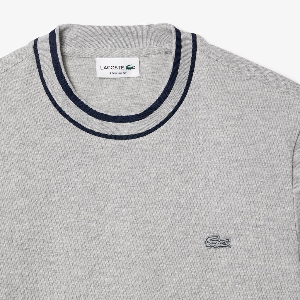 Áo Thun Lacoste Nam Piqué Cổ Sọc Co Giãn