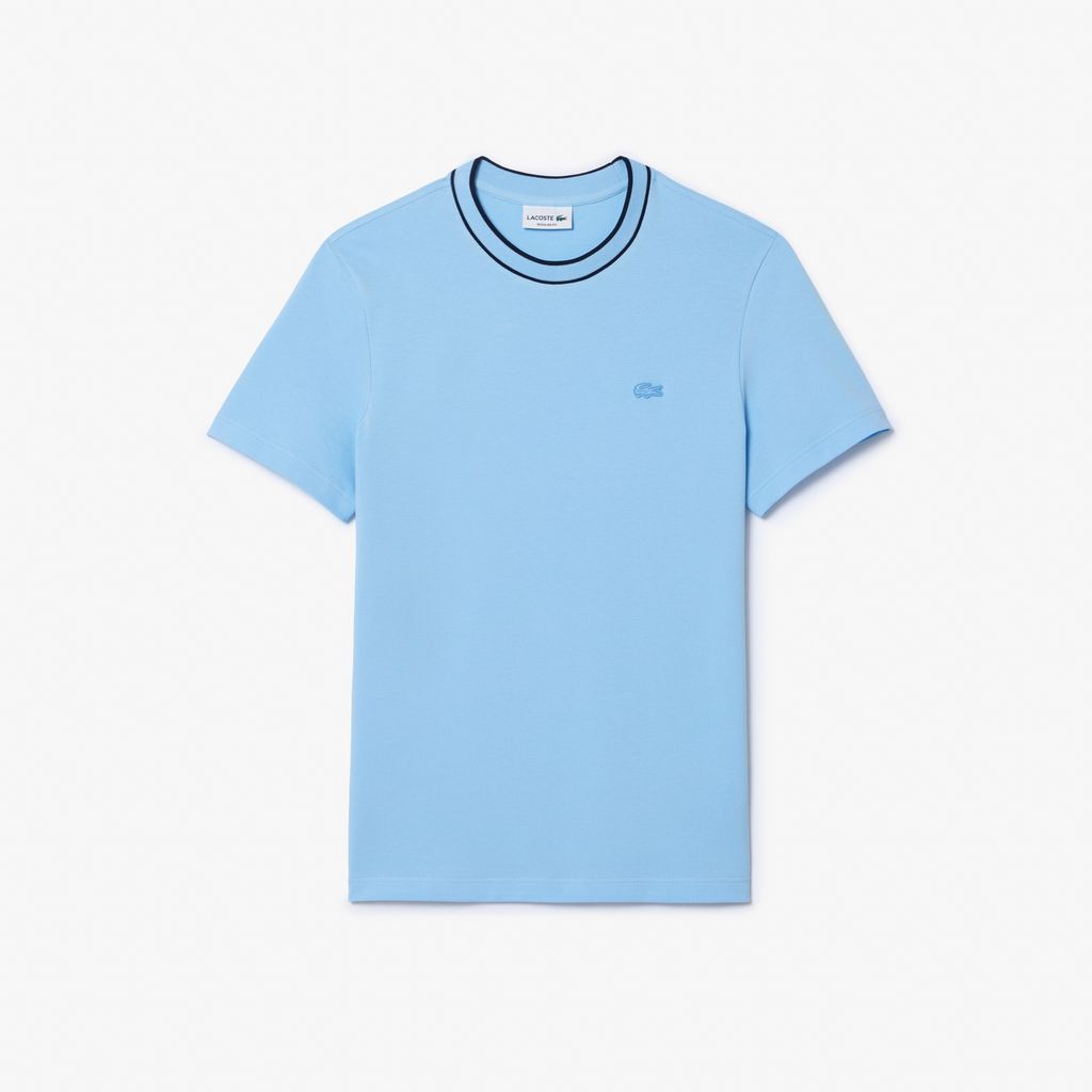 Áo Thun Lacoste Nam Piqué Cổ Sọc Co Giãn