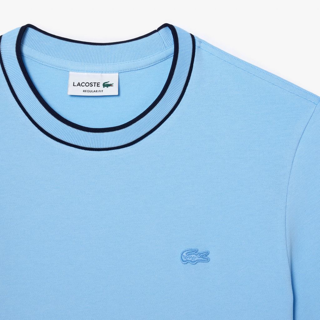 Áo Thun Lacoste Nam Piqué Cổ Sọc Co Giãn