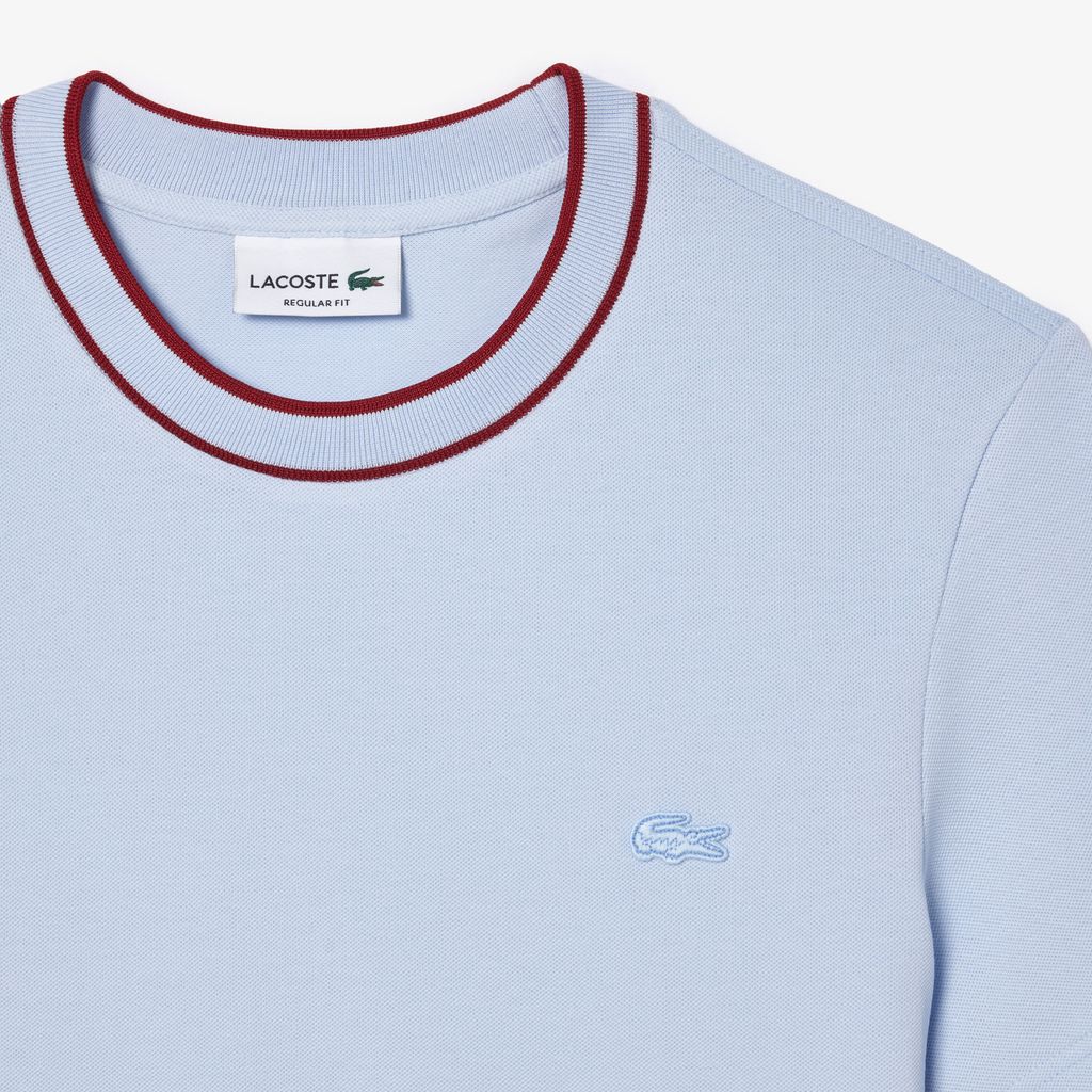 Áo Thun Lacoste Nam Piqué Cổ Sọc Co Giãn