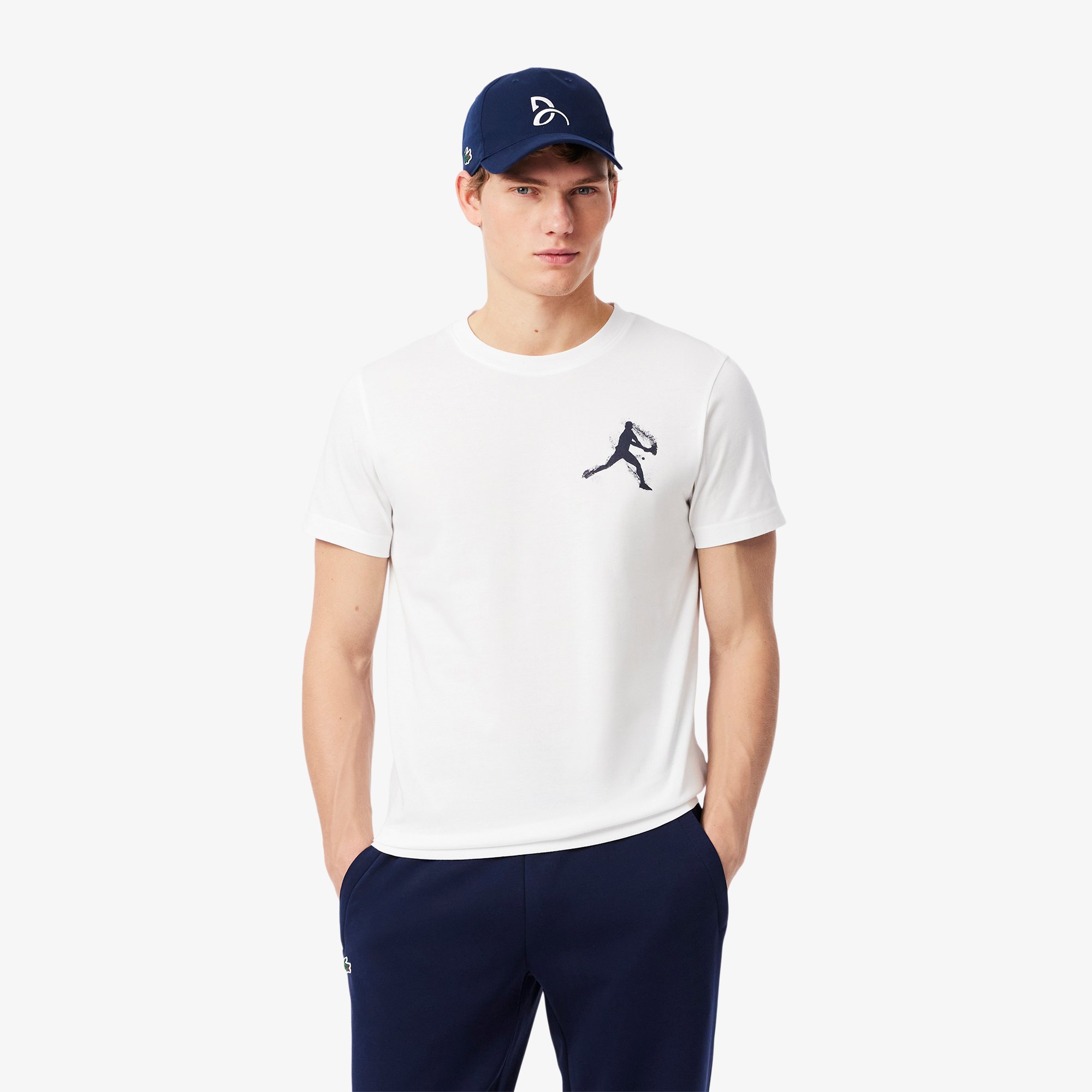 Bộ Áo Thun Kèm Mũ Lacoste Nam Lacoste Tennis x Novak Djokovic