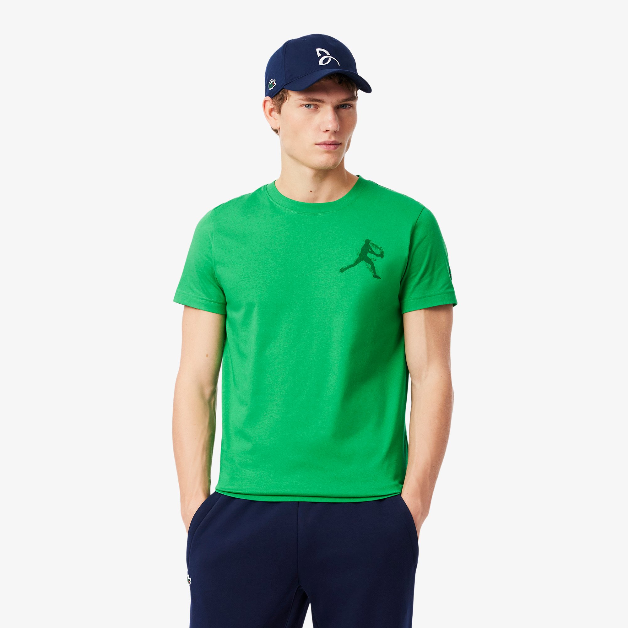 Bộ Áo Thun Kèm Mũ Lacoste Nam Lacoste Tennis x Novak Djokovic