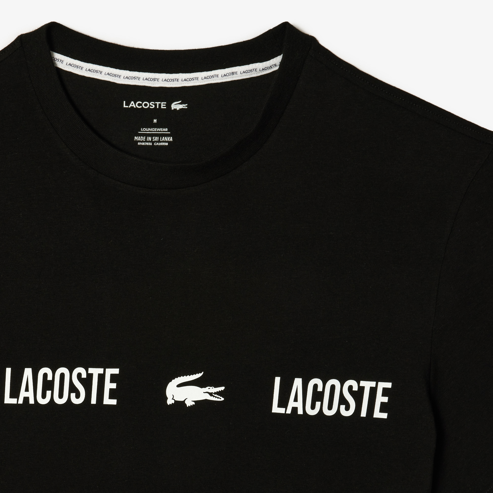 Áo Thun Mặc Nhà Lacoste Nam Chất Liệu Cotton