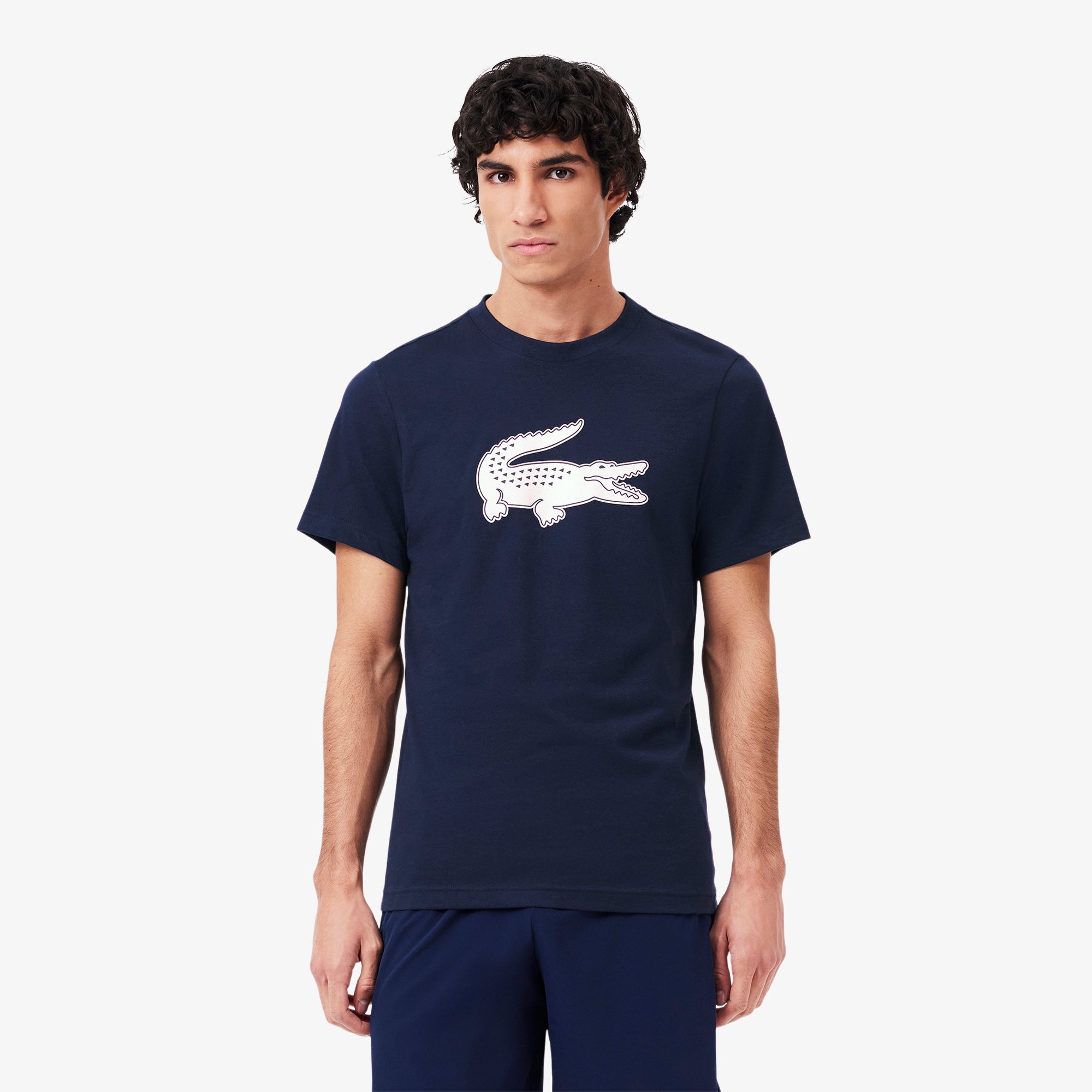 Áo Thun Thể Thao Lacoste Nam Cỡ XXL Có Logo Công Nghệ Ultra Dry