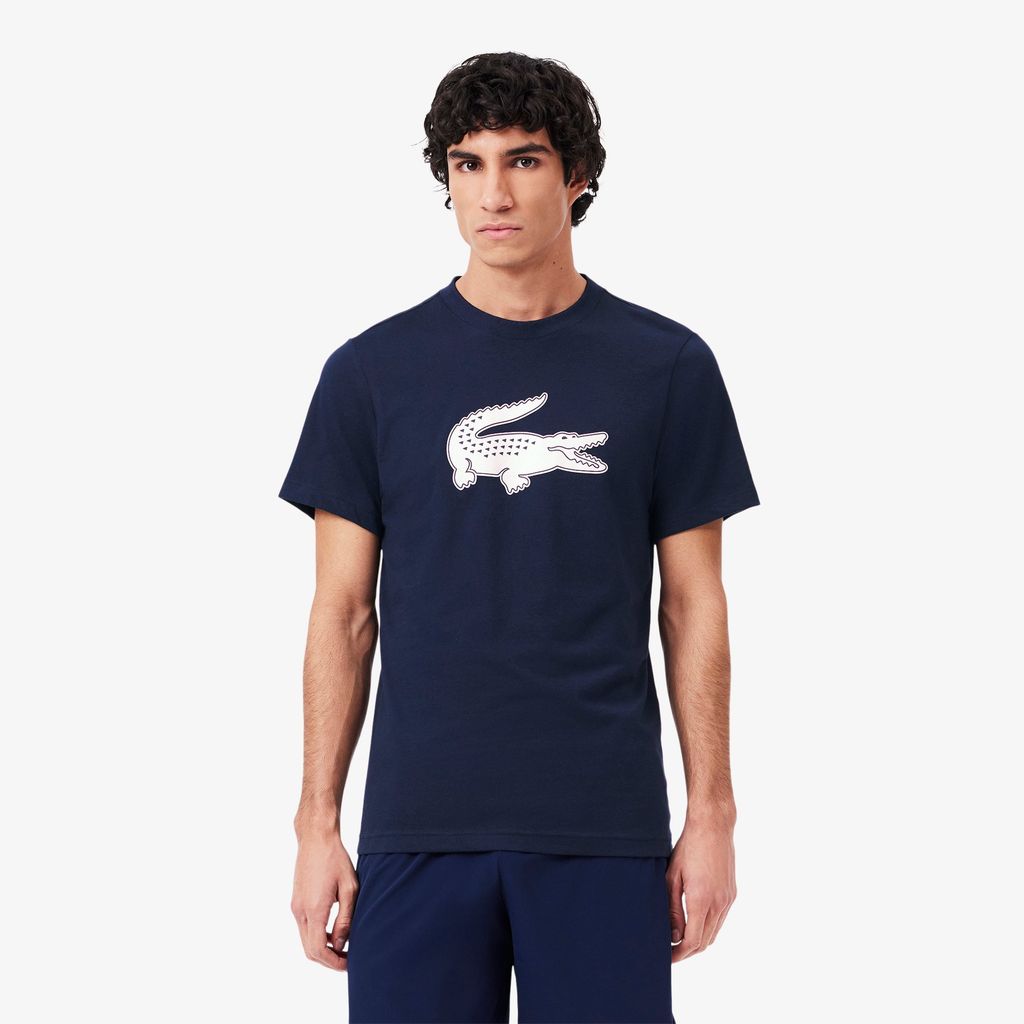 Áo Thun Thể Thao Lacoste Nam Cỡ XXL Có Logo Công Nghệ Ultra Dry