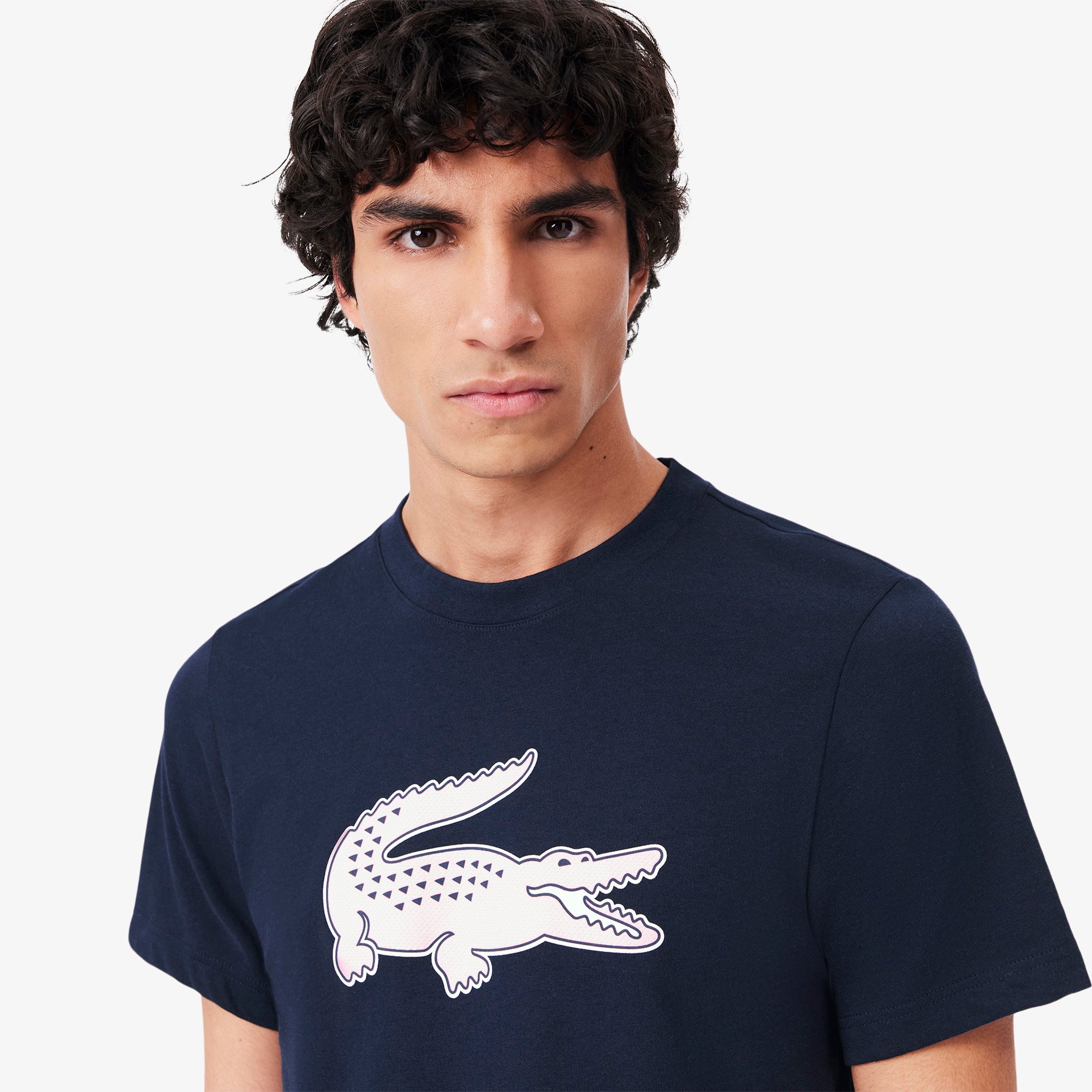 Áo Thun Thể Thao Lacoste Nam Cỡ XXL Có Logo Công Nghệ Ultra Dry