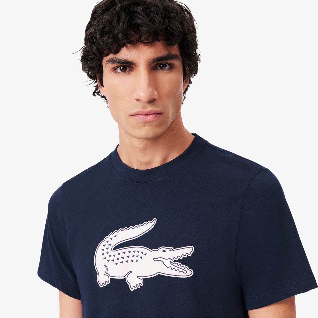 Áo Thun Thể Thao Lacoste Nam Cỡ XXL Có Logo Công Nghệ Ultra Dry