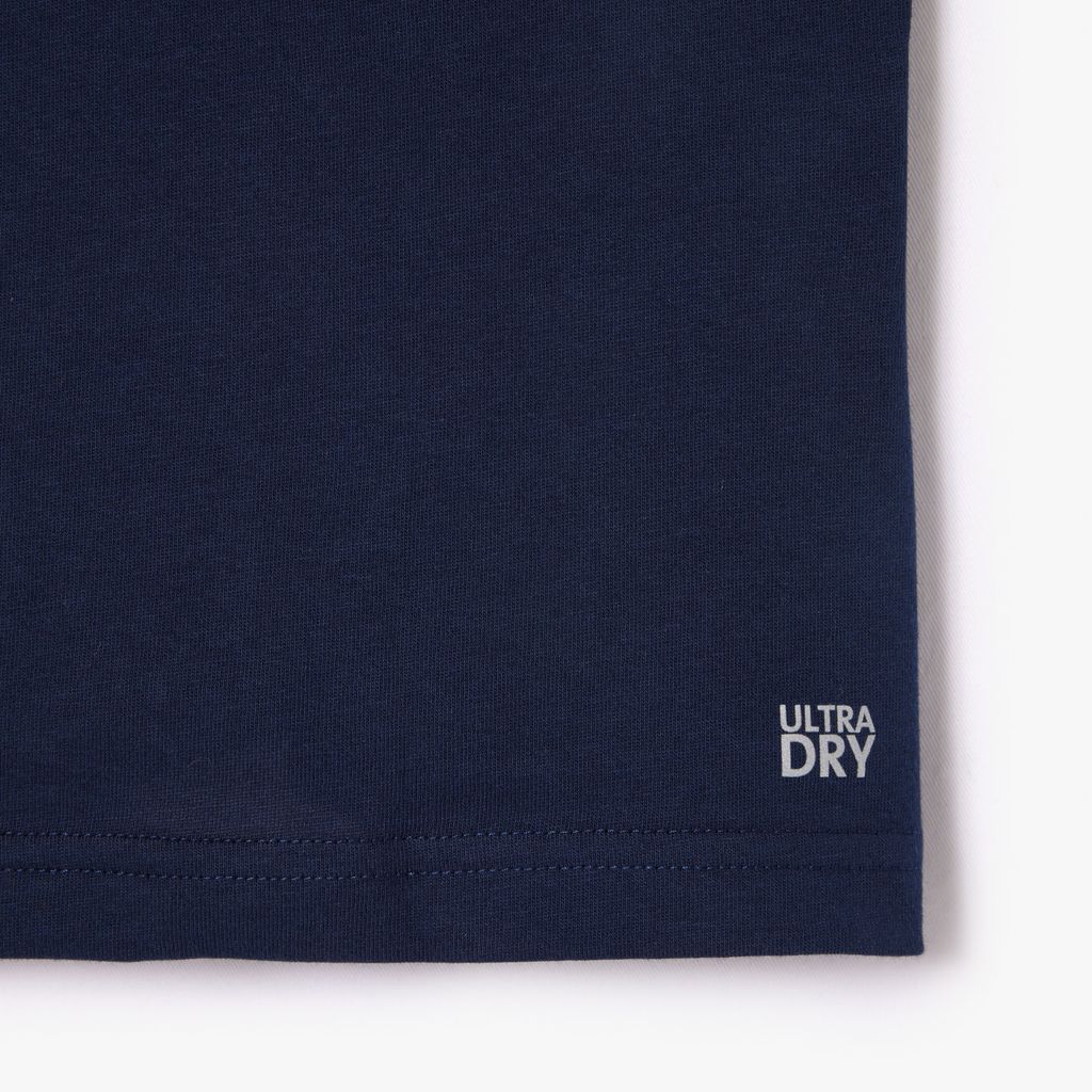 Áo Thun Thể Thao Lacoste Nam Cỡ XXL Có Logo Công Nghệ Ultra Dry
