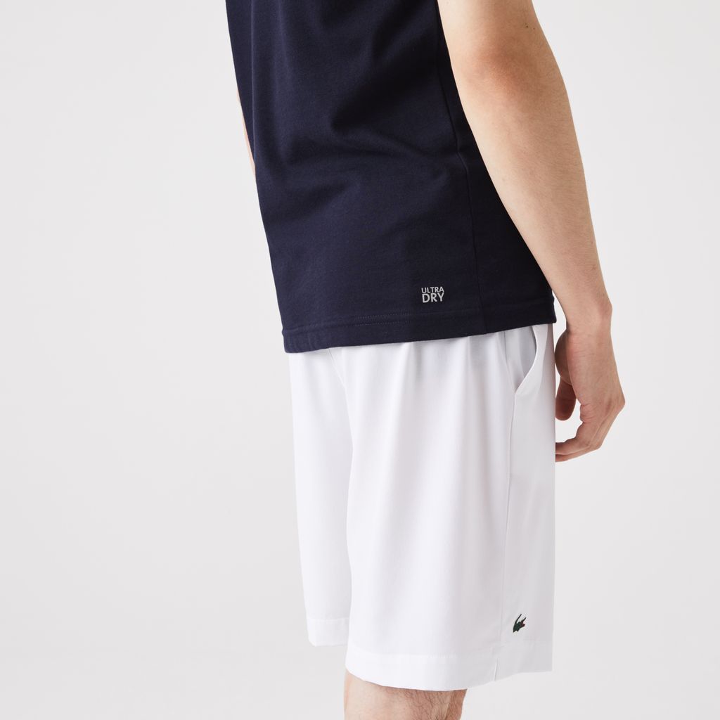 Áo Thun Thể Thao Lacoste Nam Cỡ XXL Có Logo Công Nghệ Ultra Dry