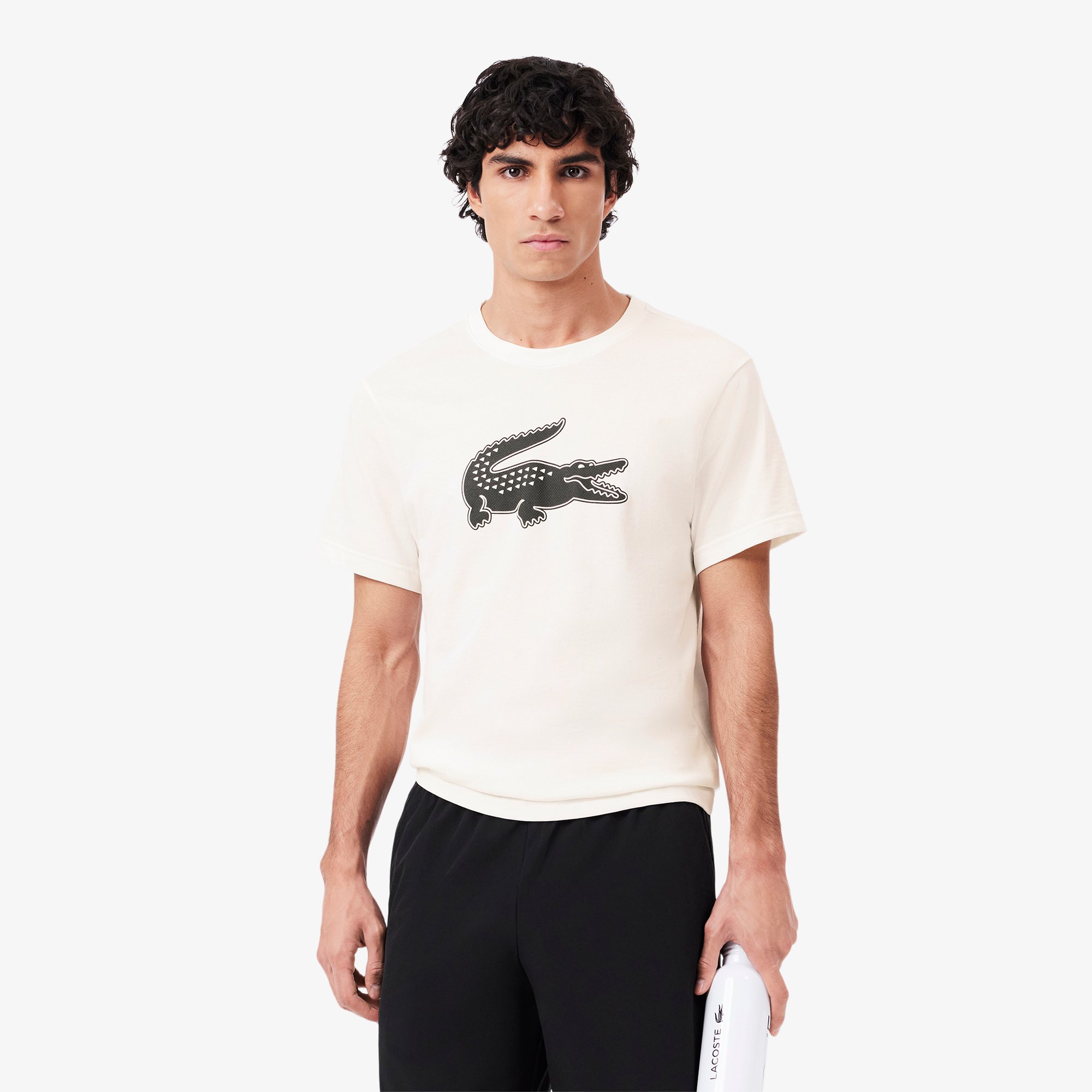Áo Thun Thể Thao Lacoste Nam Cỡ XXL Có Logo Công Nghệ Ultra Dry