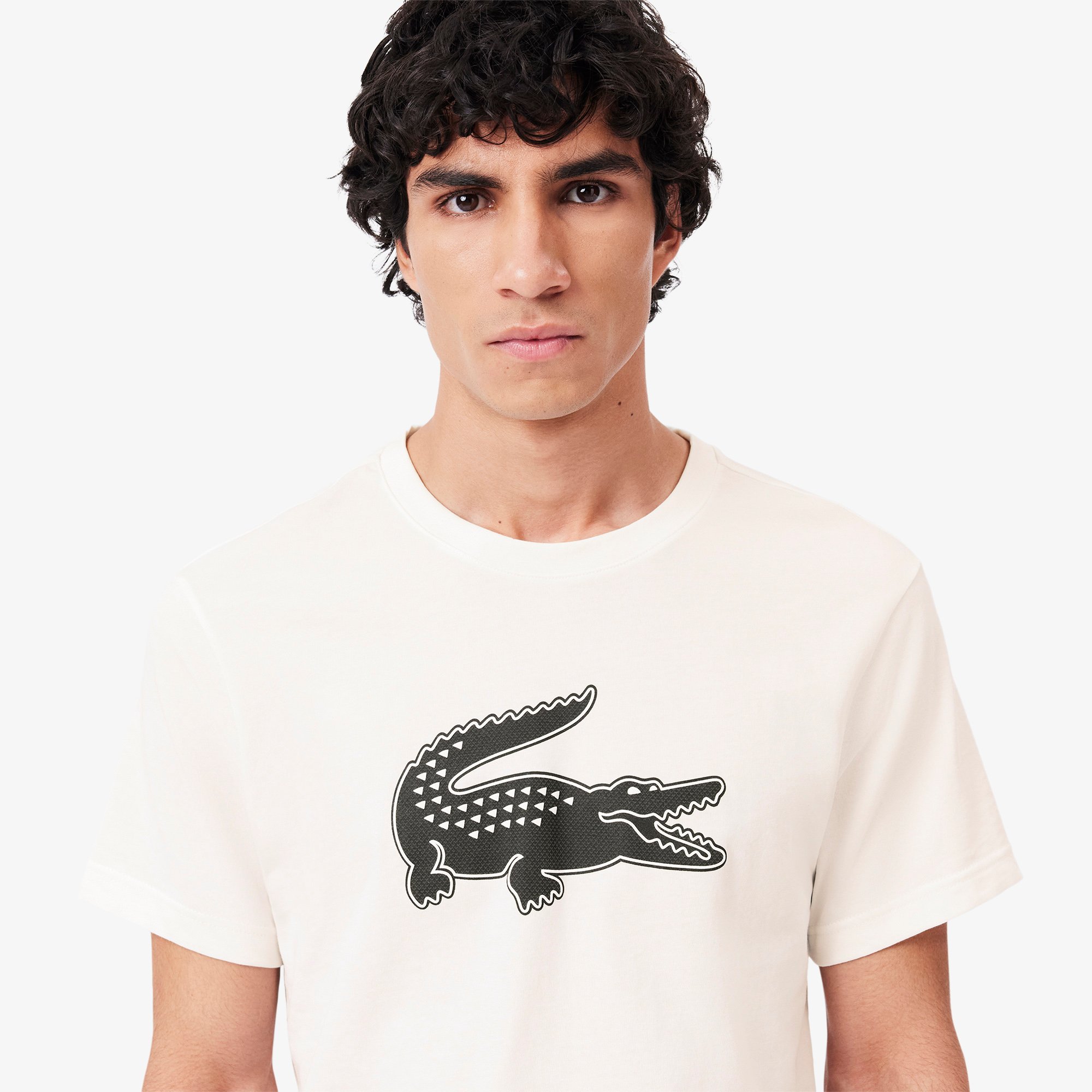 Áo Thun Thể Thao Lacoste Nam Cỡ XXL Có Logo Công Nghệ Ultra Dry
