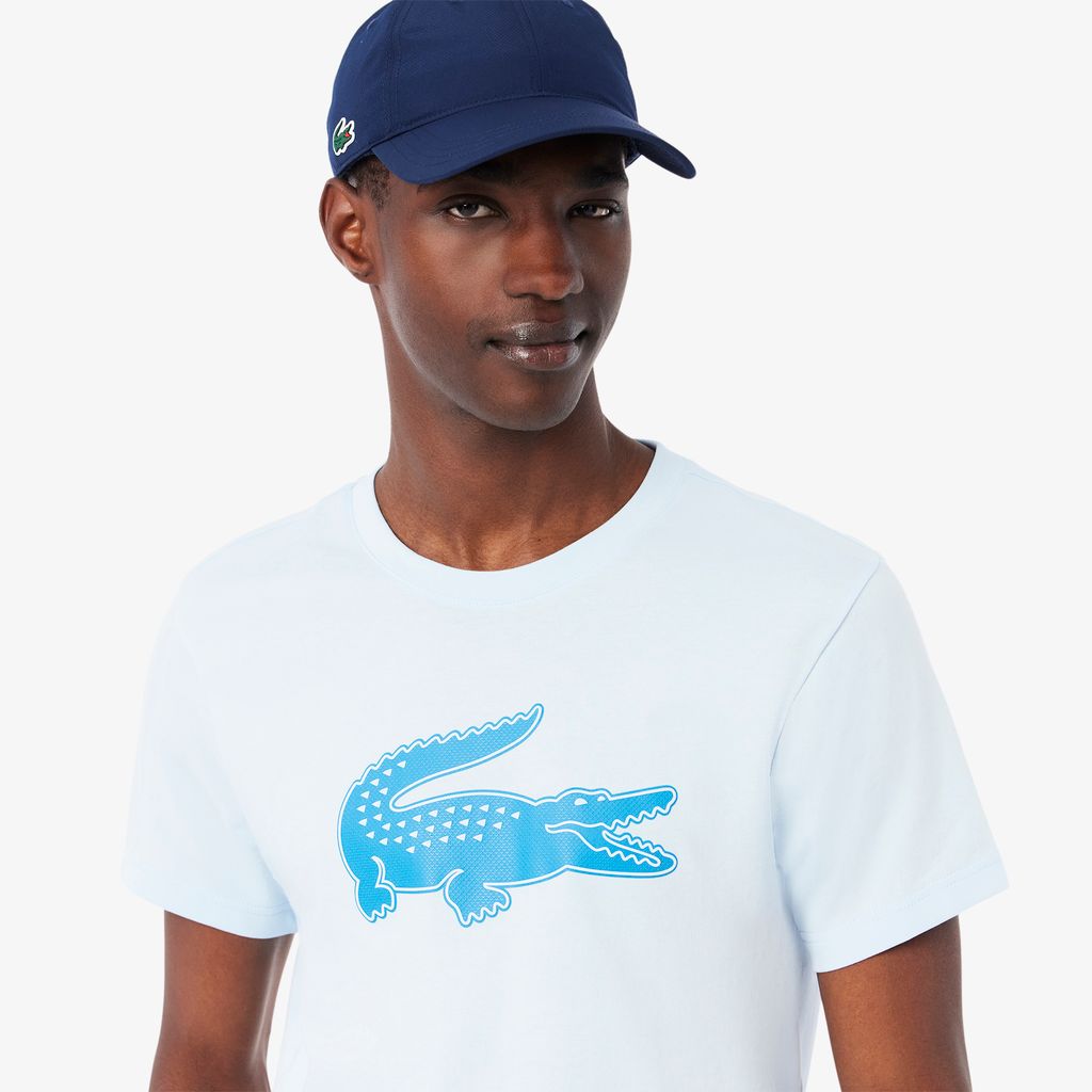 Áo Thun Thể Thao Lacoste Nam Cỡ XXL Có Logo Công Nghệ Ultra Dry