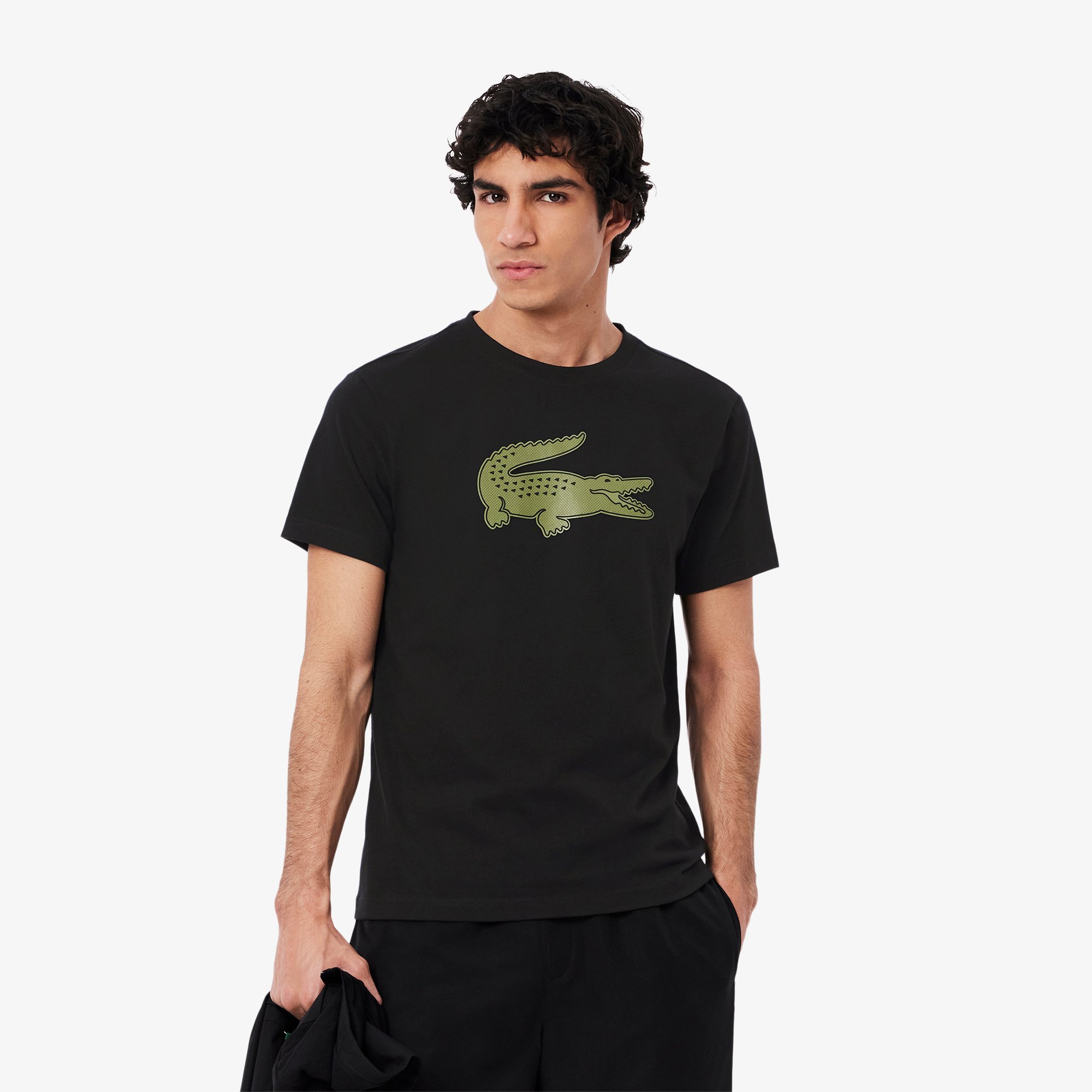 Áo Thun Thể Thao Lacoste Nam Cỡ XXL Có Logo Công Nghệ Ultra Dry